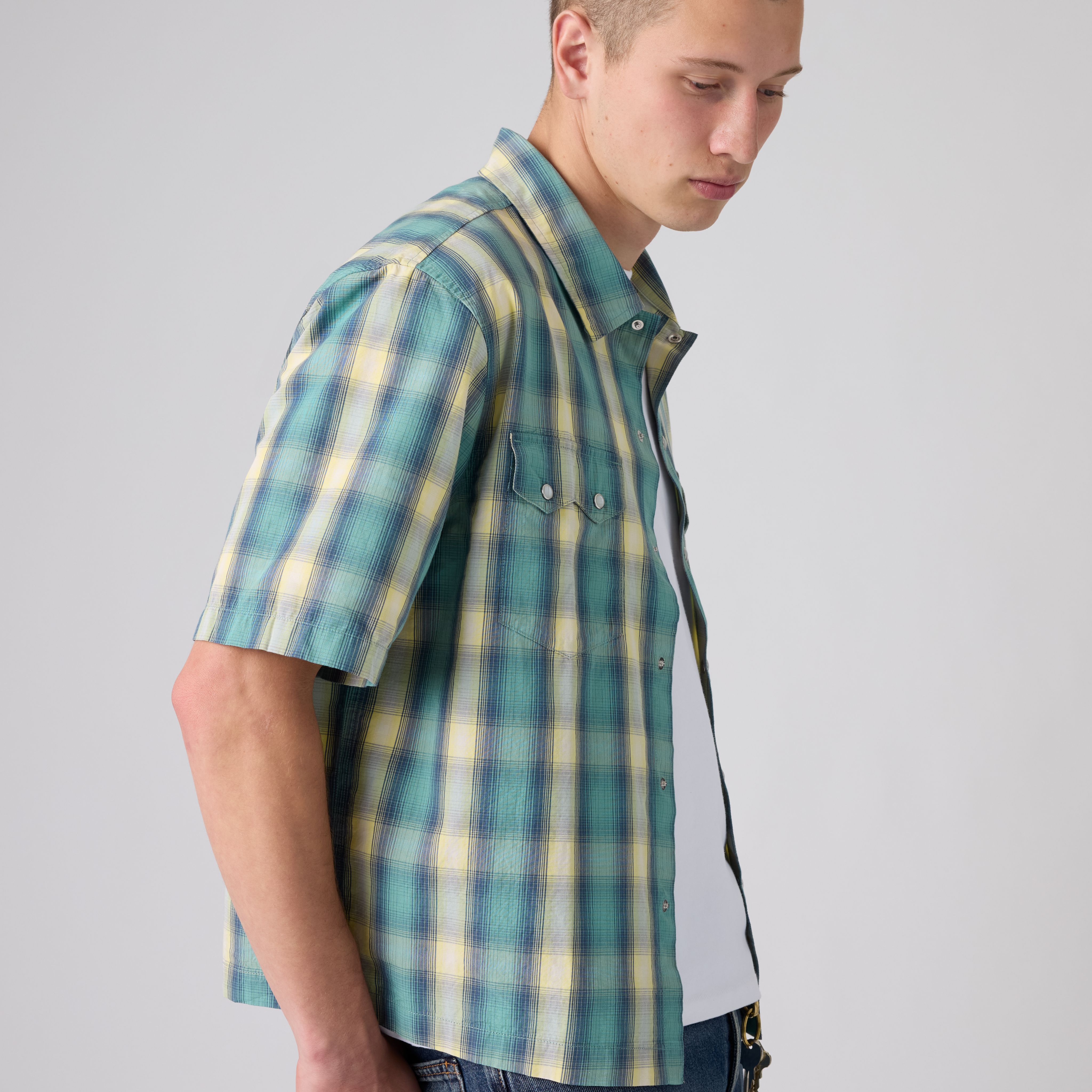 Short-Sleeve Boxy Western Shirt 2