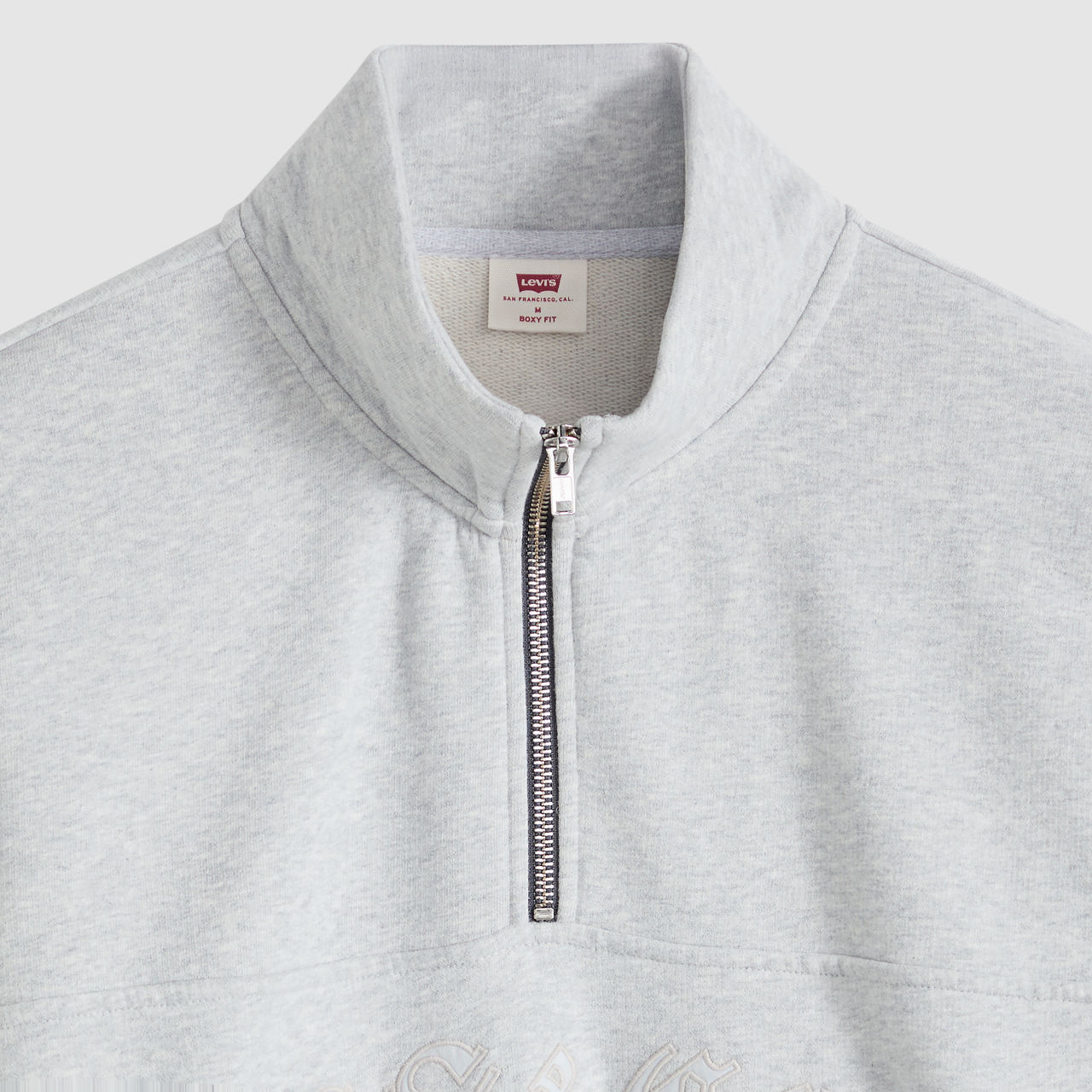 Boxy Quarter Zip Sweatshirt 6
