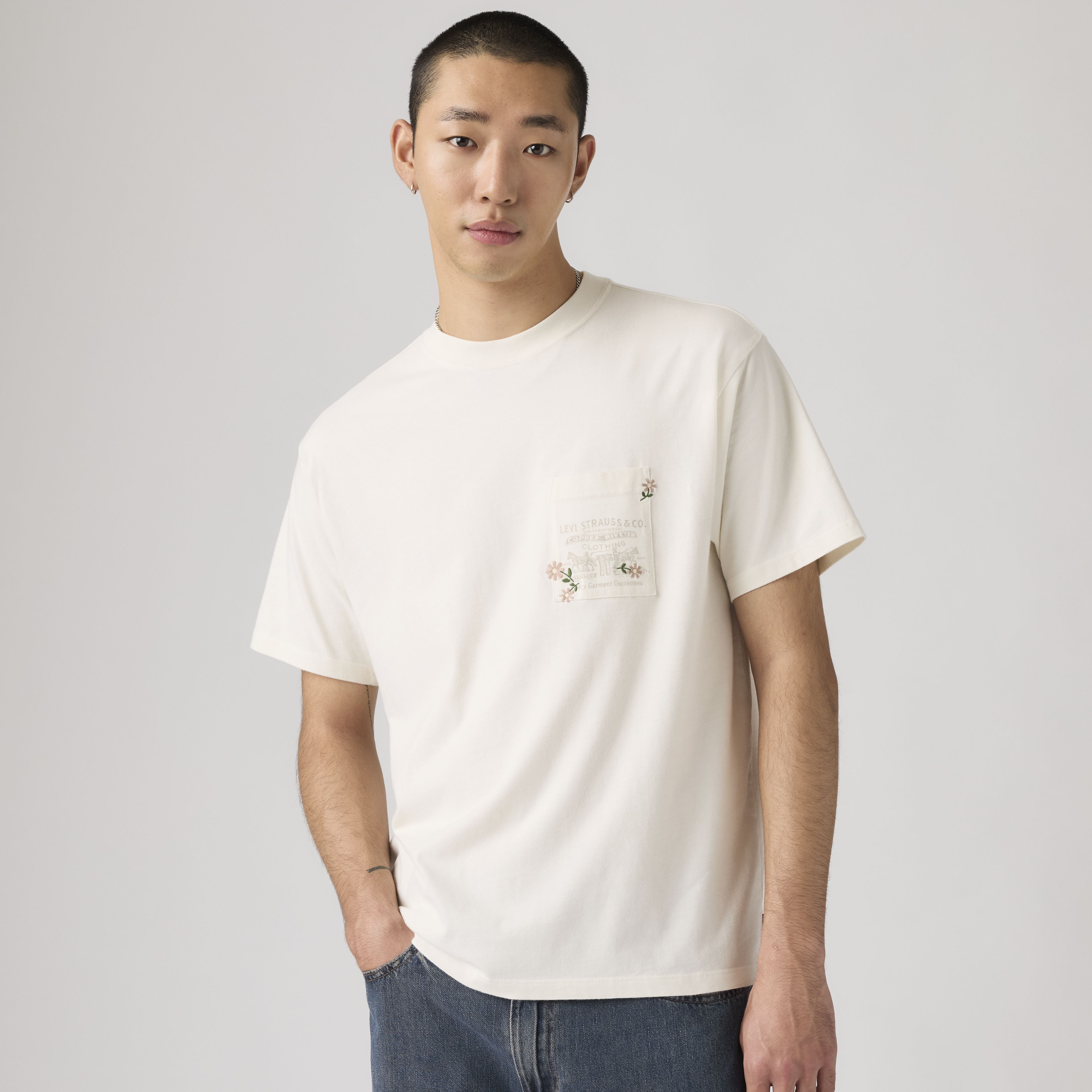 Graphic Vintage Fit Pocket T-Shirt 10