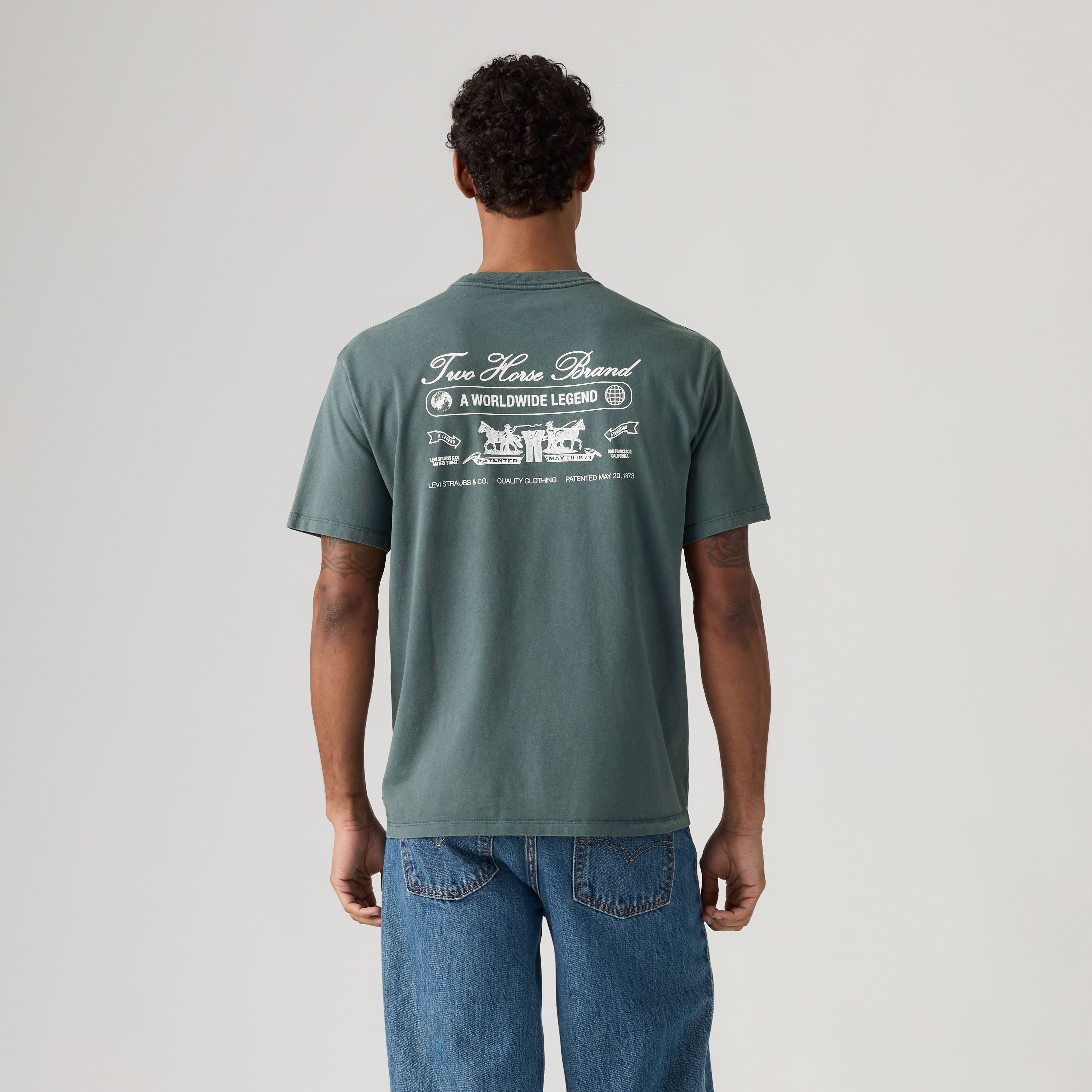 Graphic Vintage Fit Pocket Tee 4