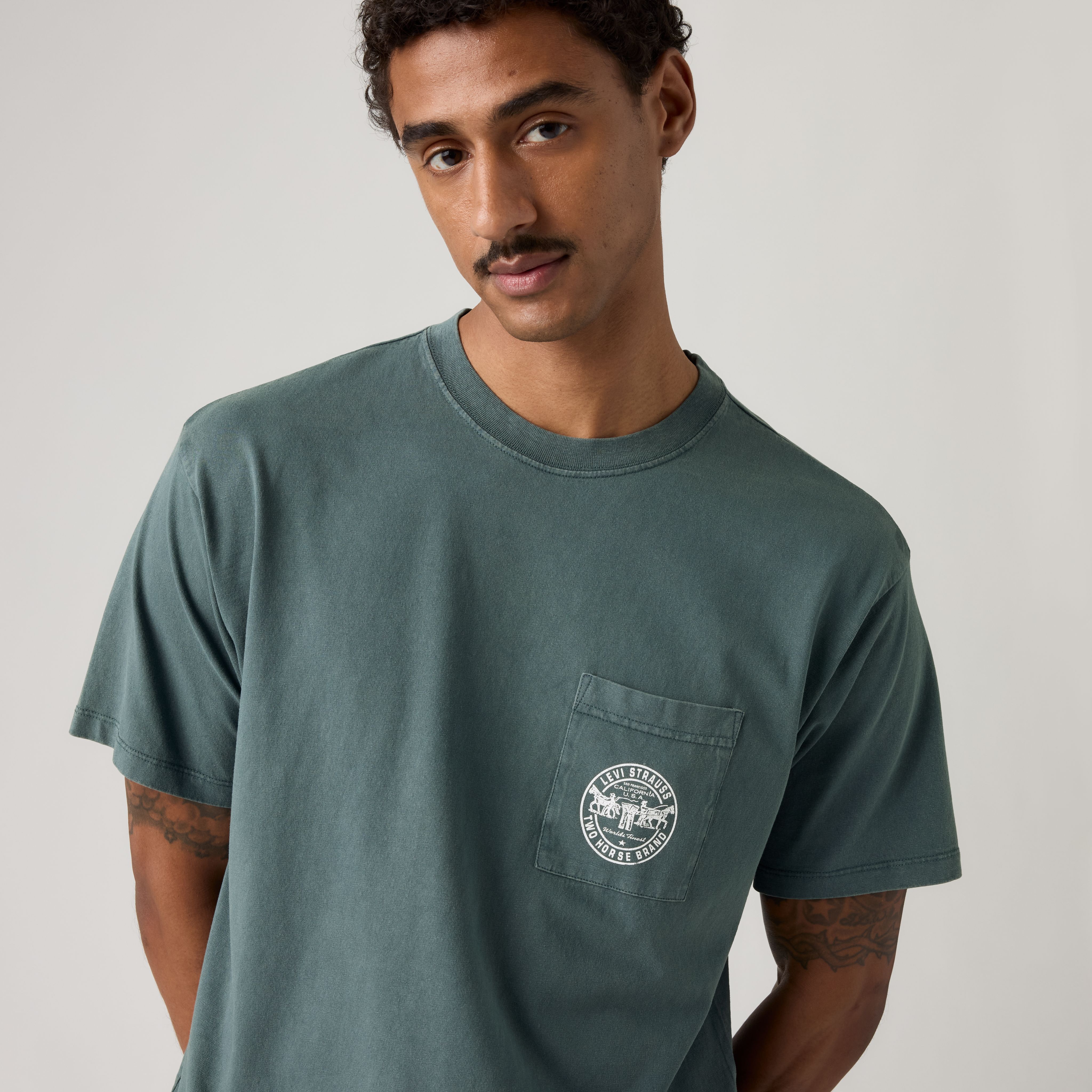 Graphic Vintage Fit Pocket Tee 2