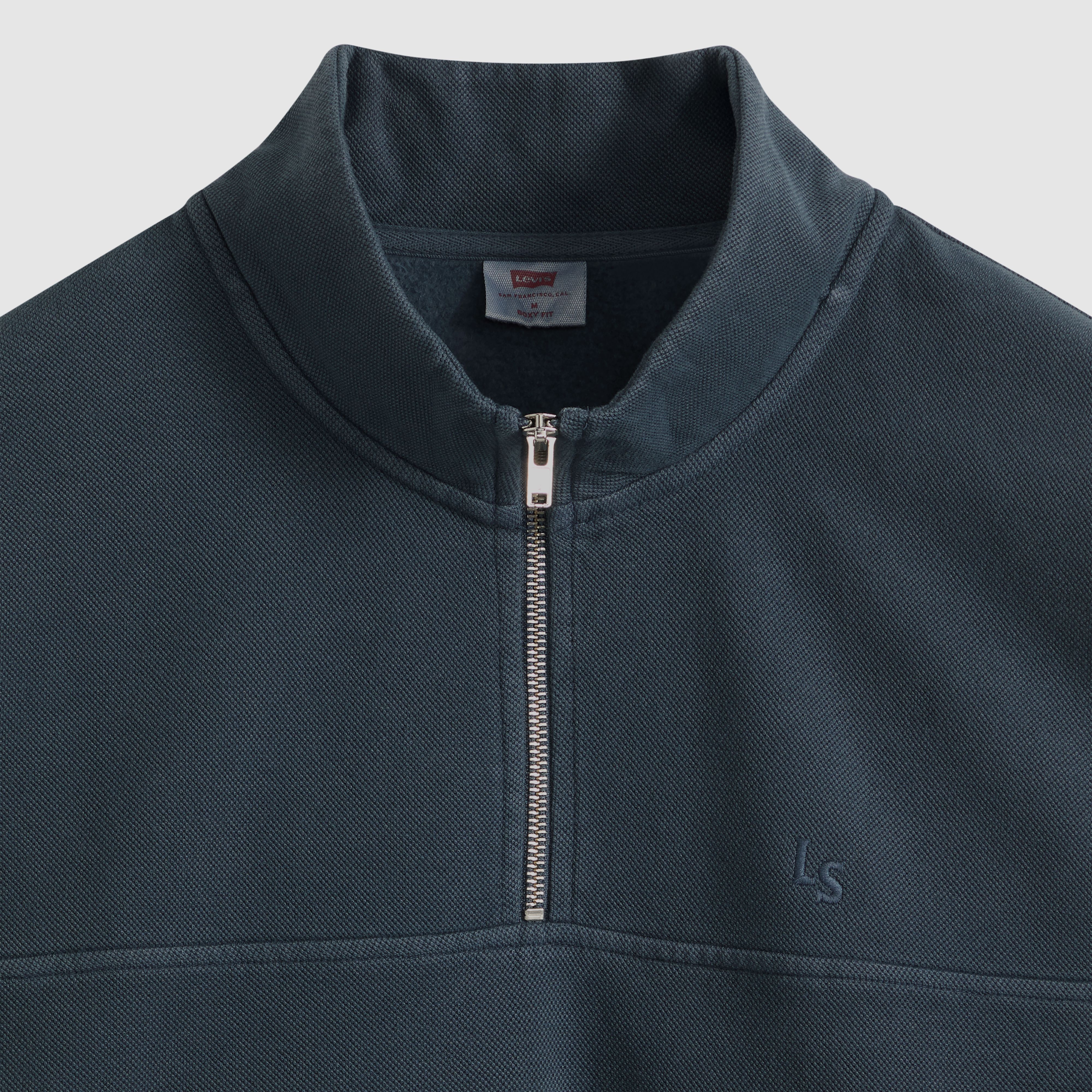Garment Dye Marina Quarter-Zip Sweatshirt