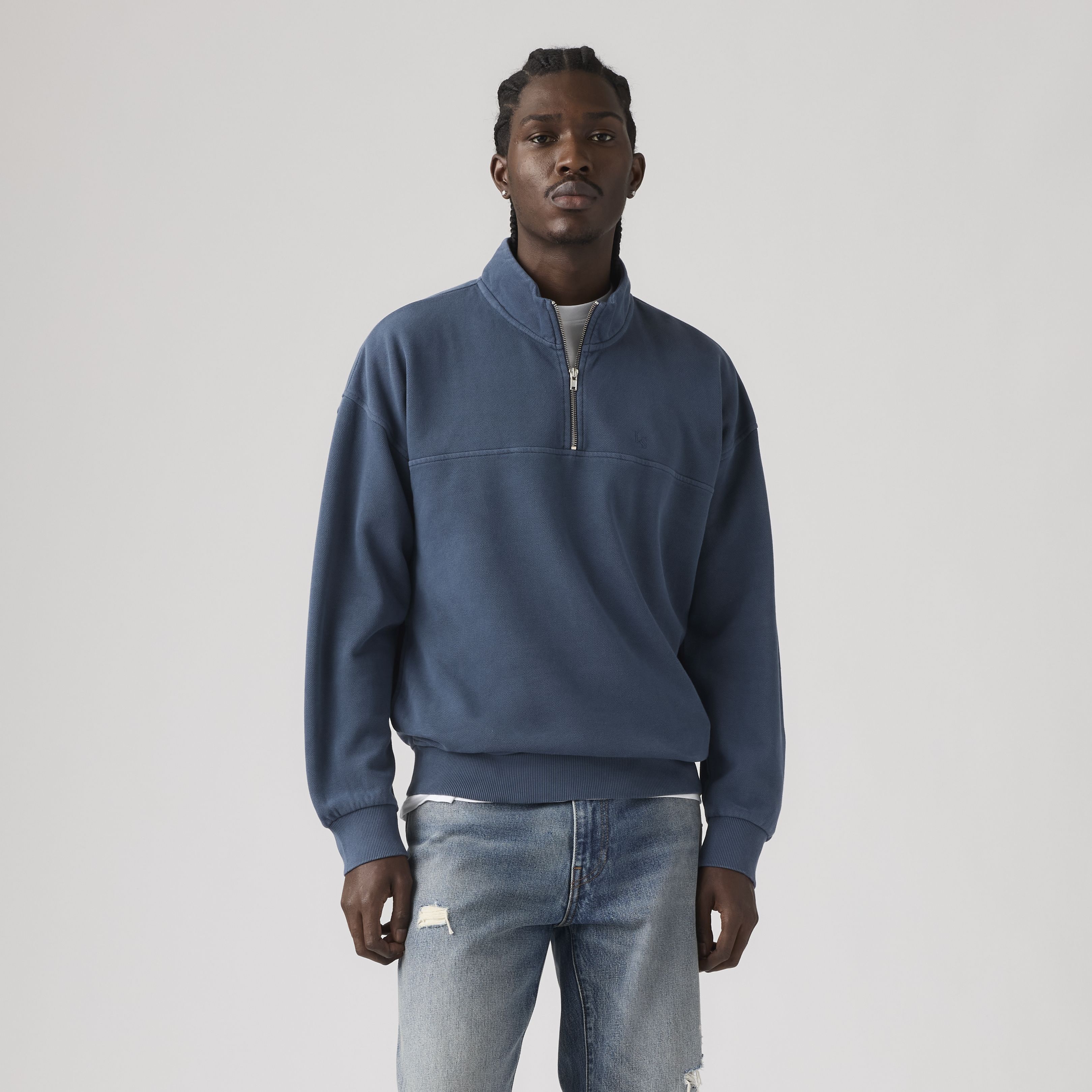 Sweat-shirt 1⁄4 zip Marina 3