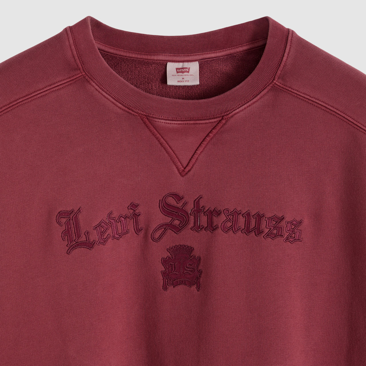 Boxy Graphic Crewneck Sweatshirt 6