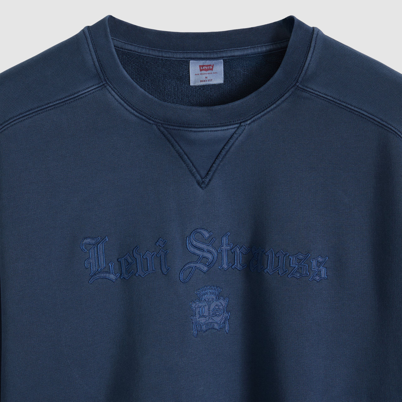 Boxy Graphic Crewneck Sweatshirt 6