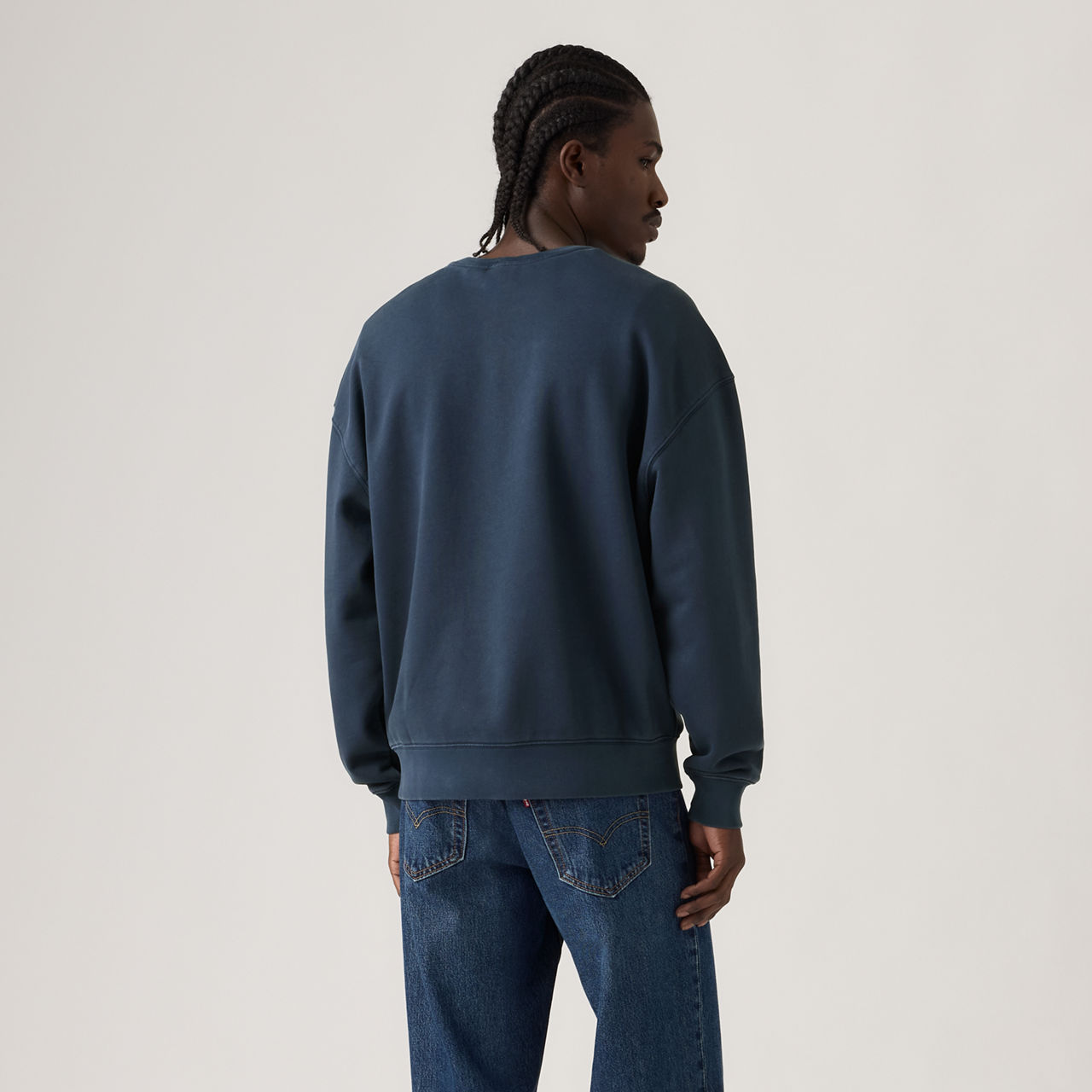 Boxy Graphic Crewneck Sweatshirt 4