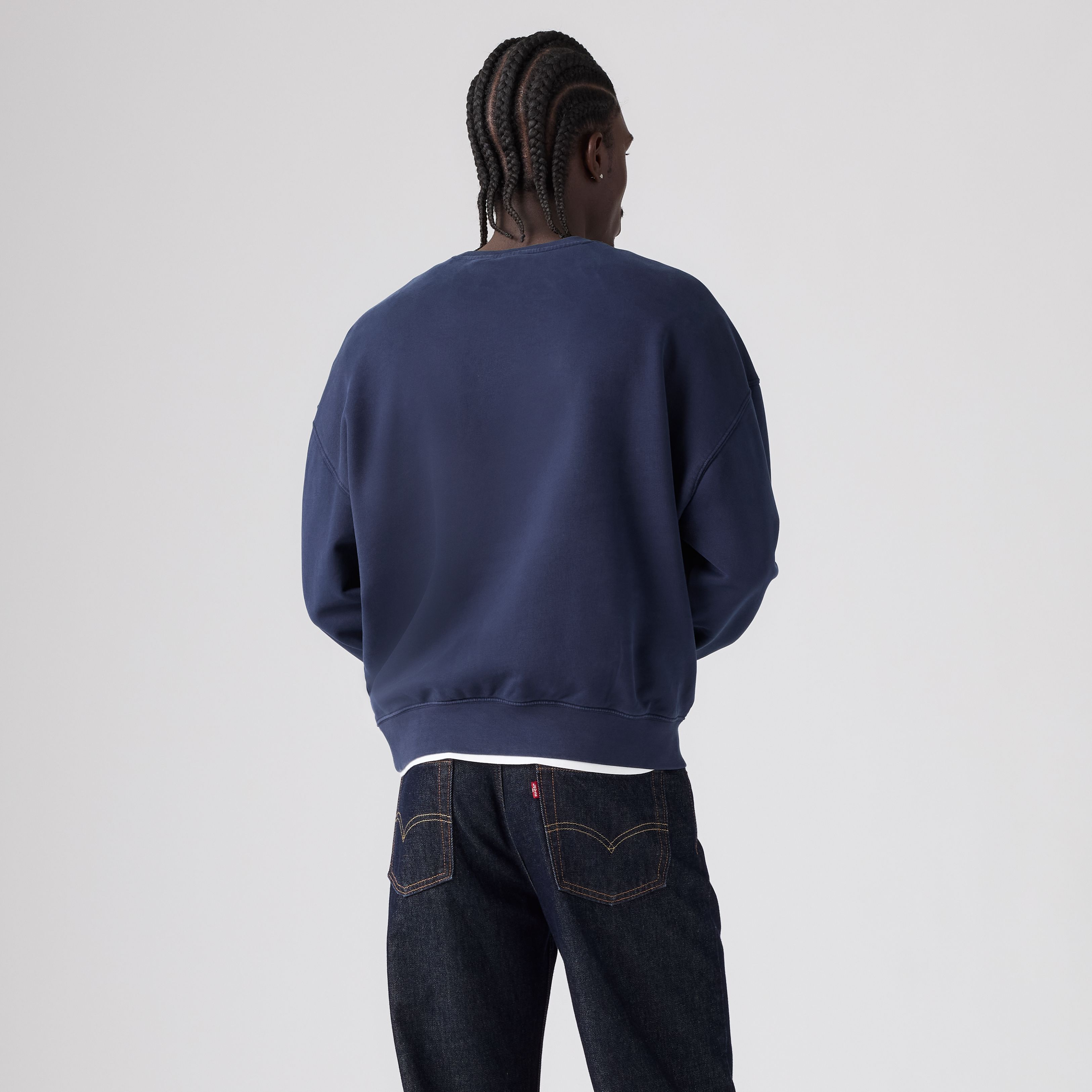 Boxy Graphic Crewneck Sweatshirt 4