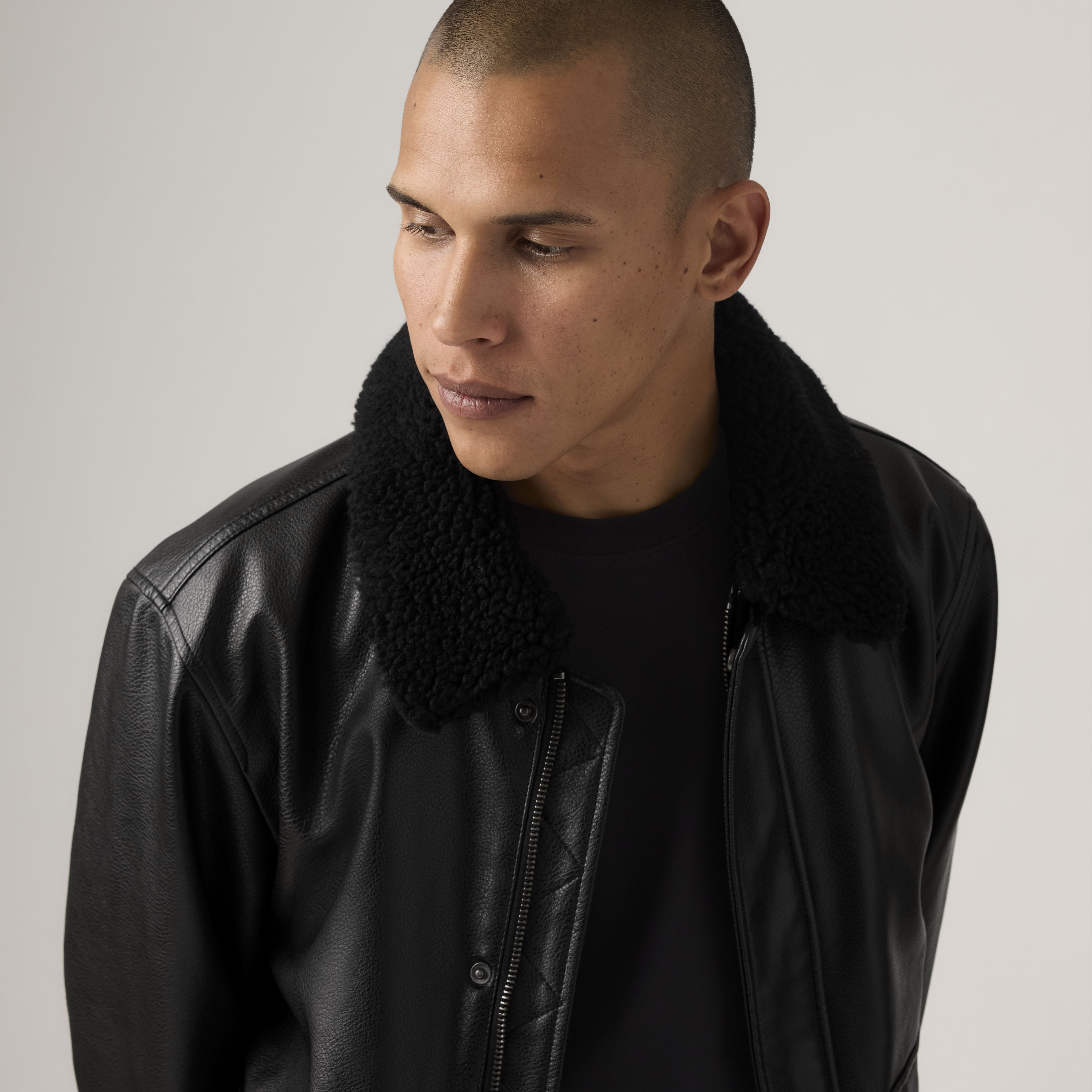 Aviator Jacket with Removeable Sherpa Collar 2