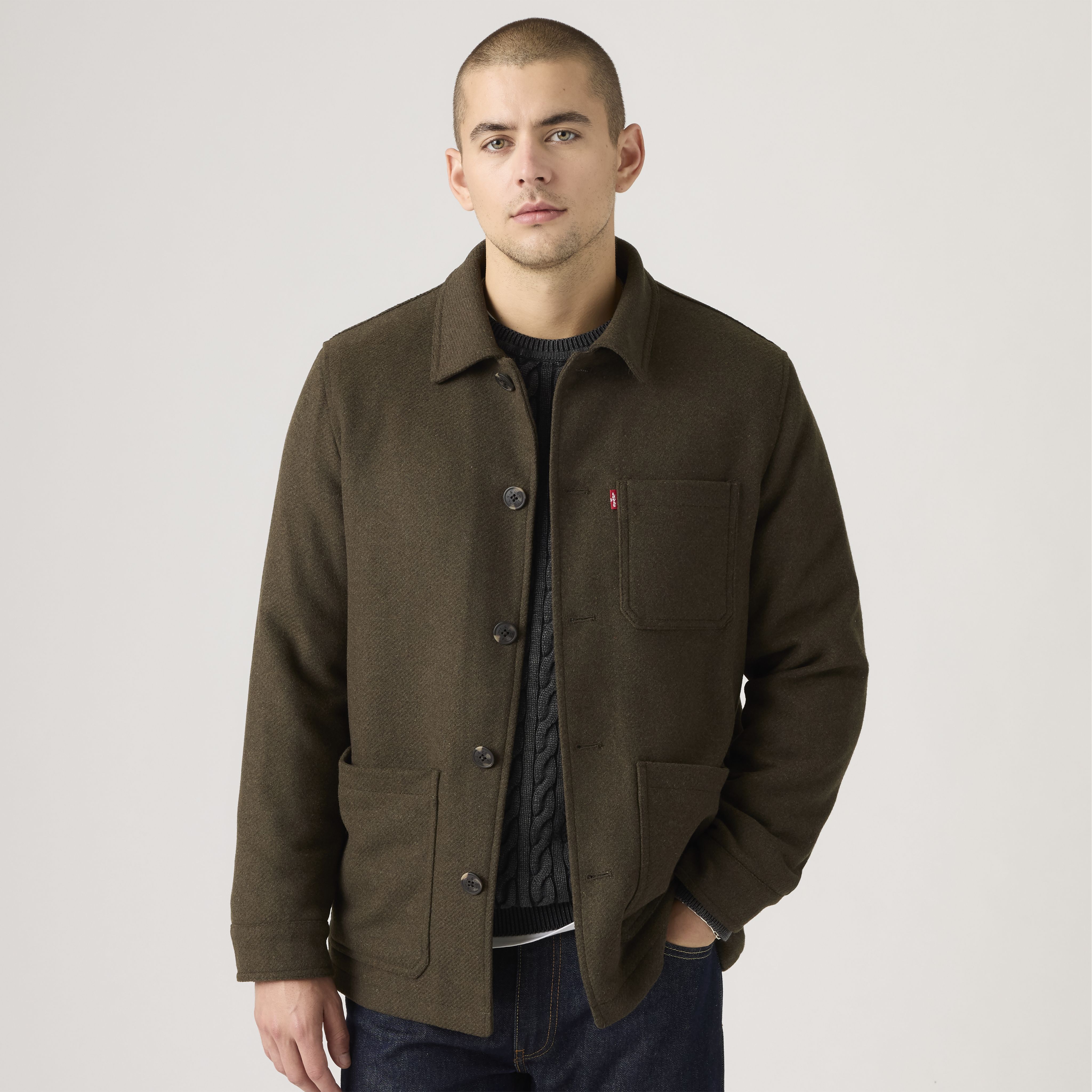Wool Blend Chore Jacket 1