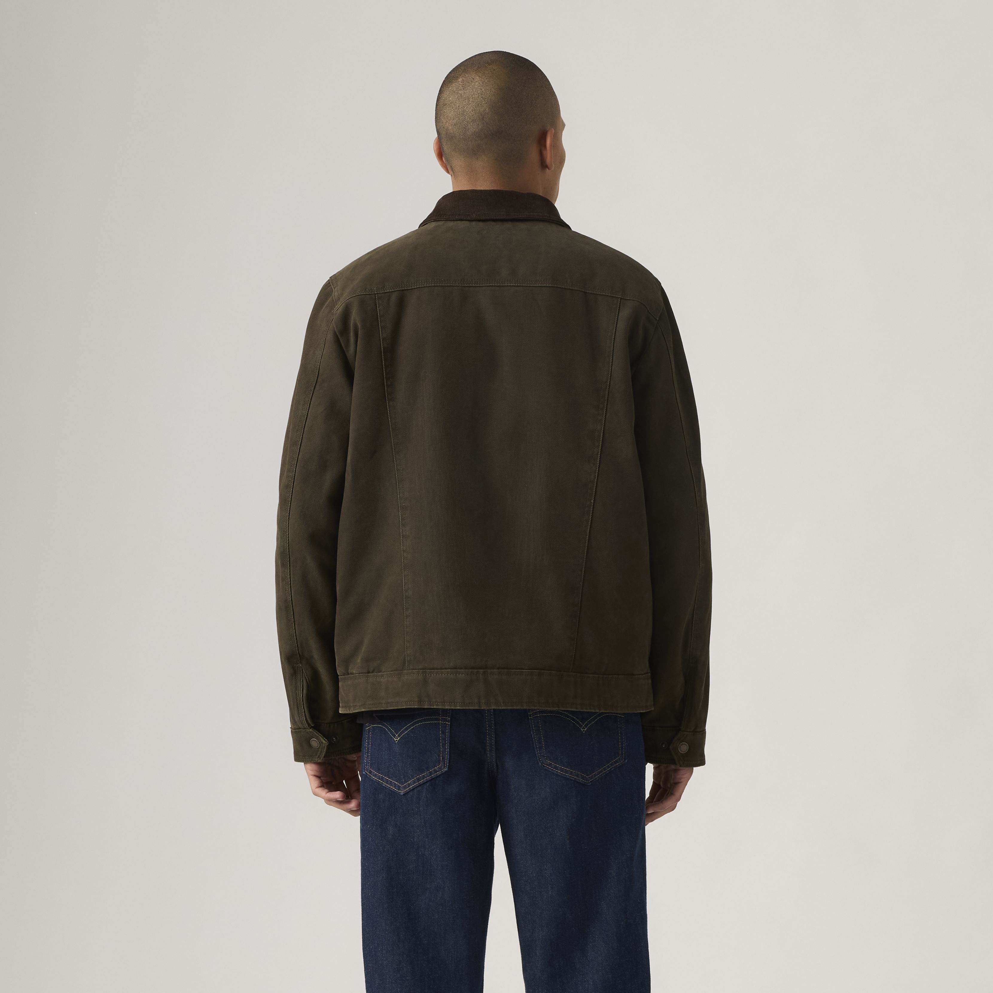 Cotton Canvas Depot Jacket With Blanket Lining 4