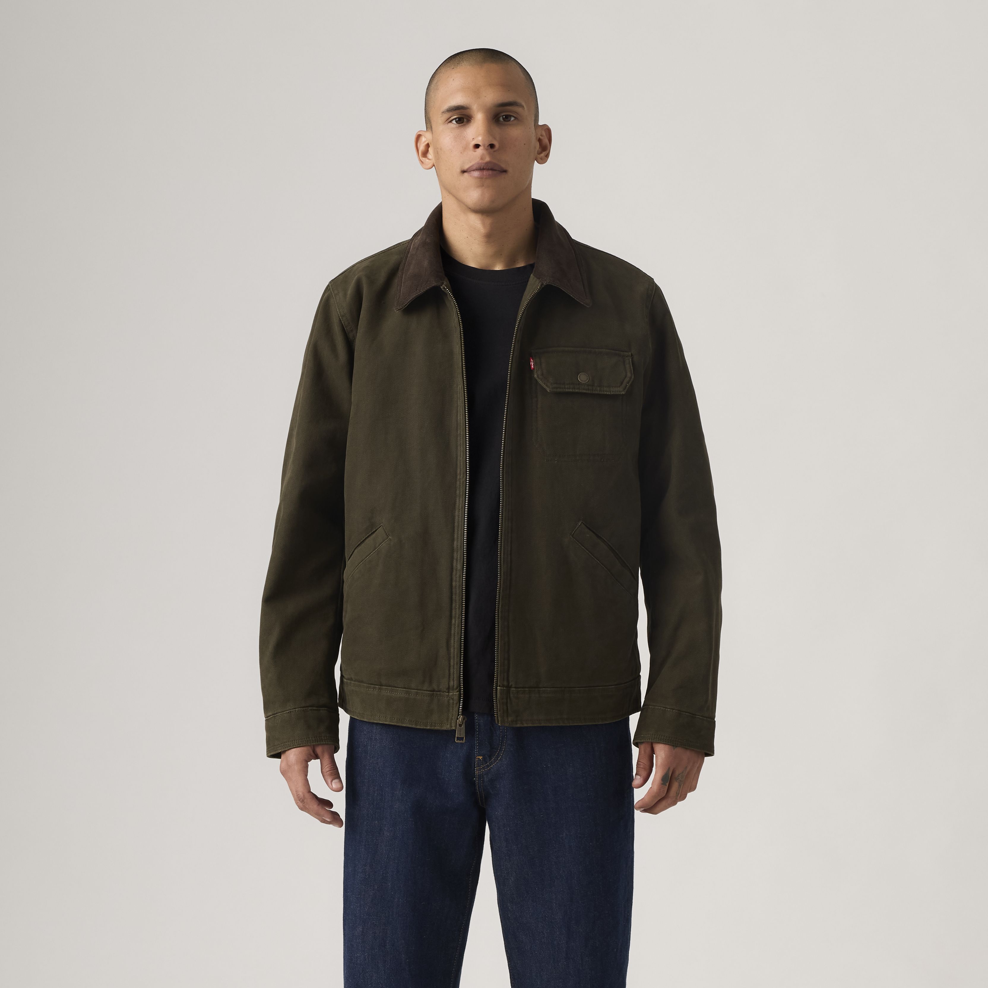 Cotton Canvas Depot Jacket With Blanket Lining 6