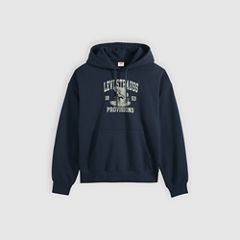 Boxy Graphic Hoodie — Navy Blazer - Blue 5