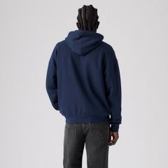 Boxy Graphic Hoodie — Navy Blazer - Blue 4