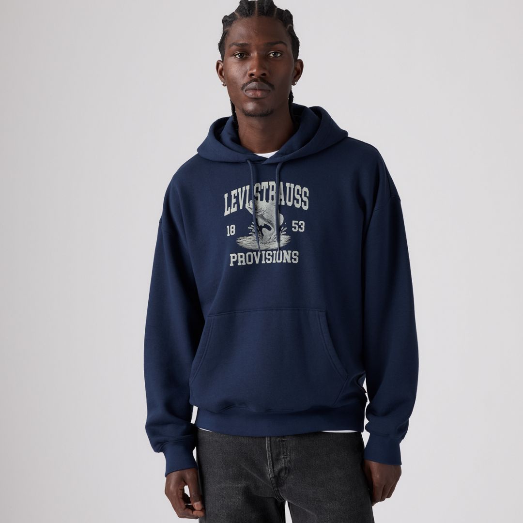 Levi's Boxy Graphic Hoodie - Men's M