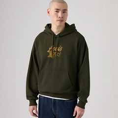 Boxy Graphic Hoodie — Fish Hook Rosin - Green 1