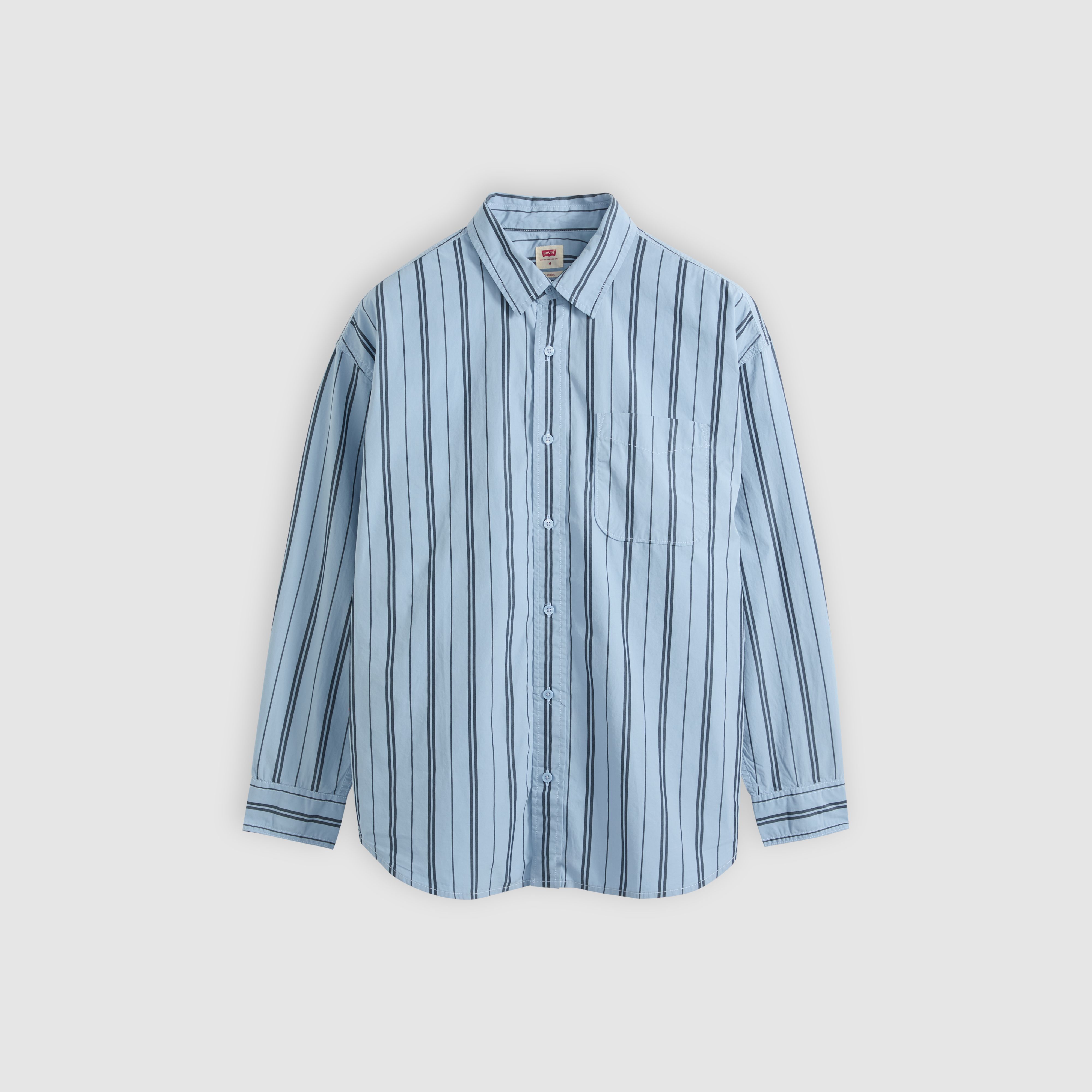 Corduroy Loose Button-Up Shirt 1