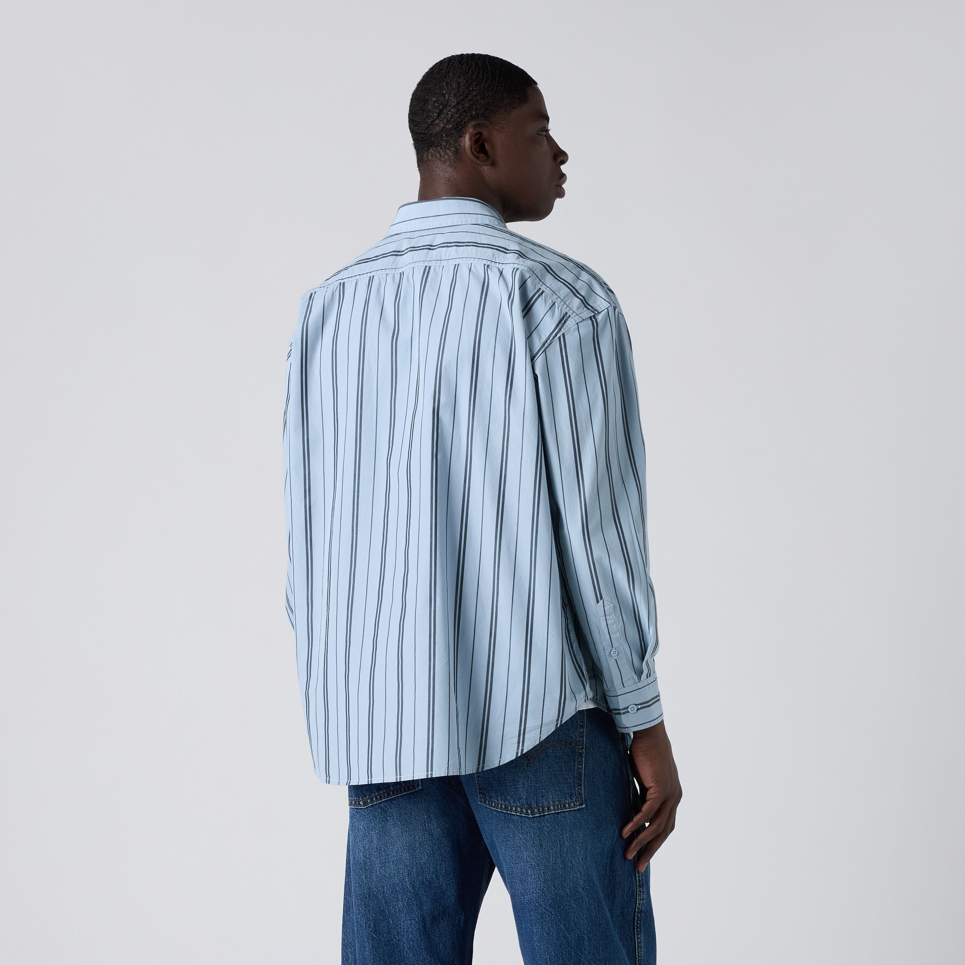 Camisa Holgada De Pana Con Botones - Azul | Levi's® ES