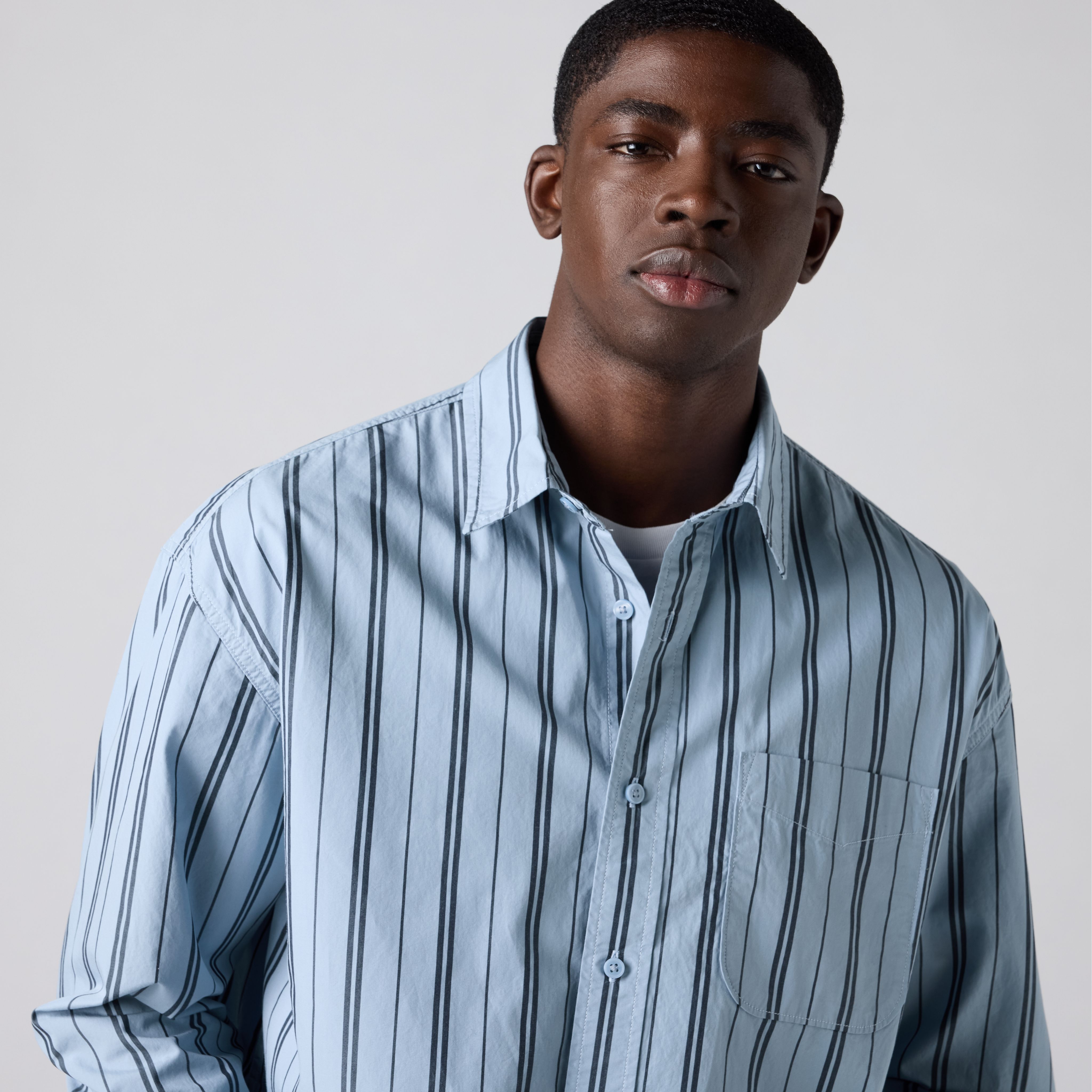 Corduroy Loose overhemd met knoopsluiting 2