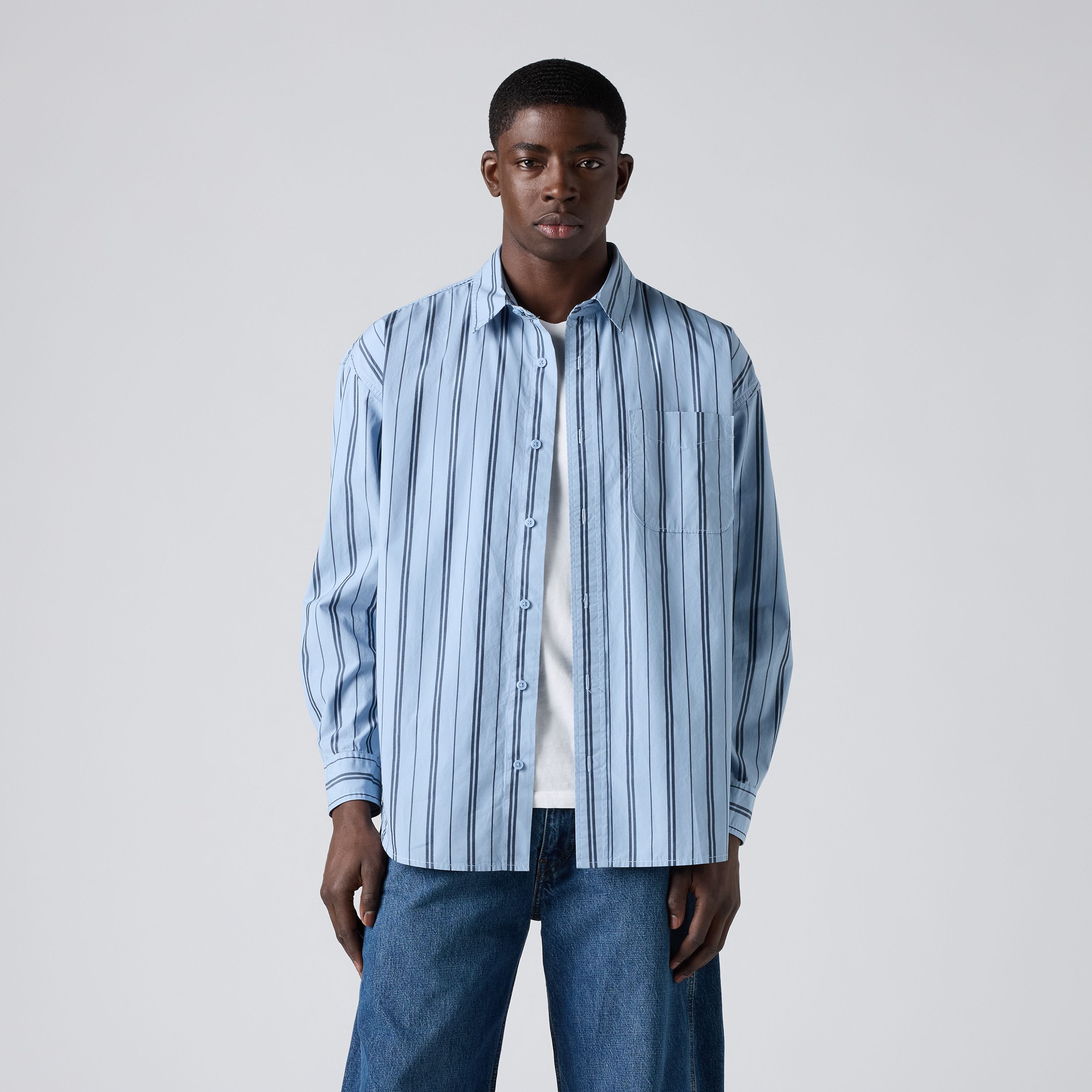 Corduroy Loose overhemd met knoopsluiting 10