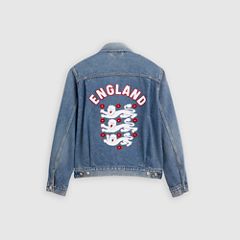 Levi’s® England Football Type II Jacket — England - Dark Wash 11