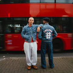 Levi’s® England Football Type II Jacket — England - Dark Wash 9