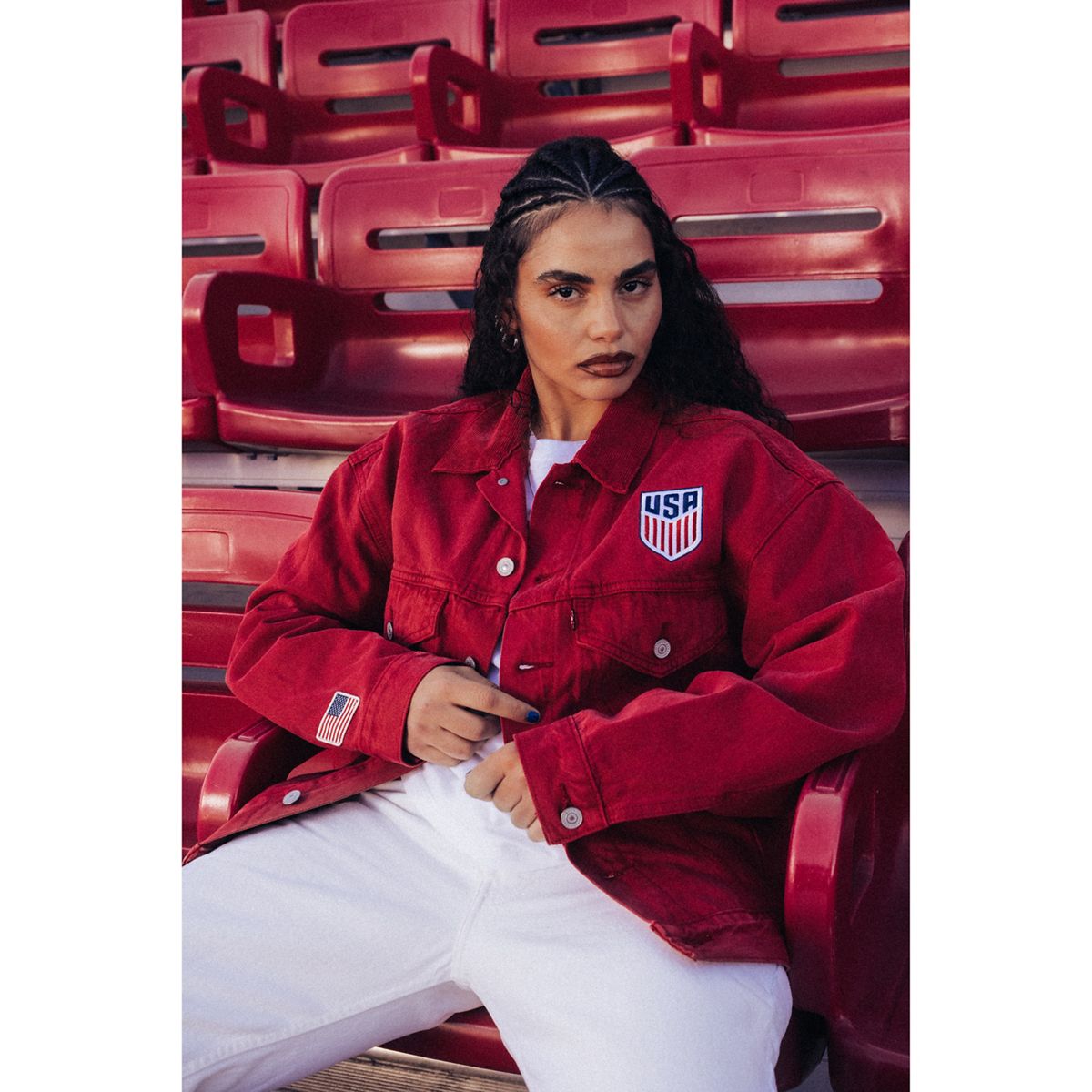 Levi's® U.S. Soccer Type III Jacket — U.S. - Red