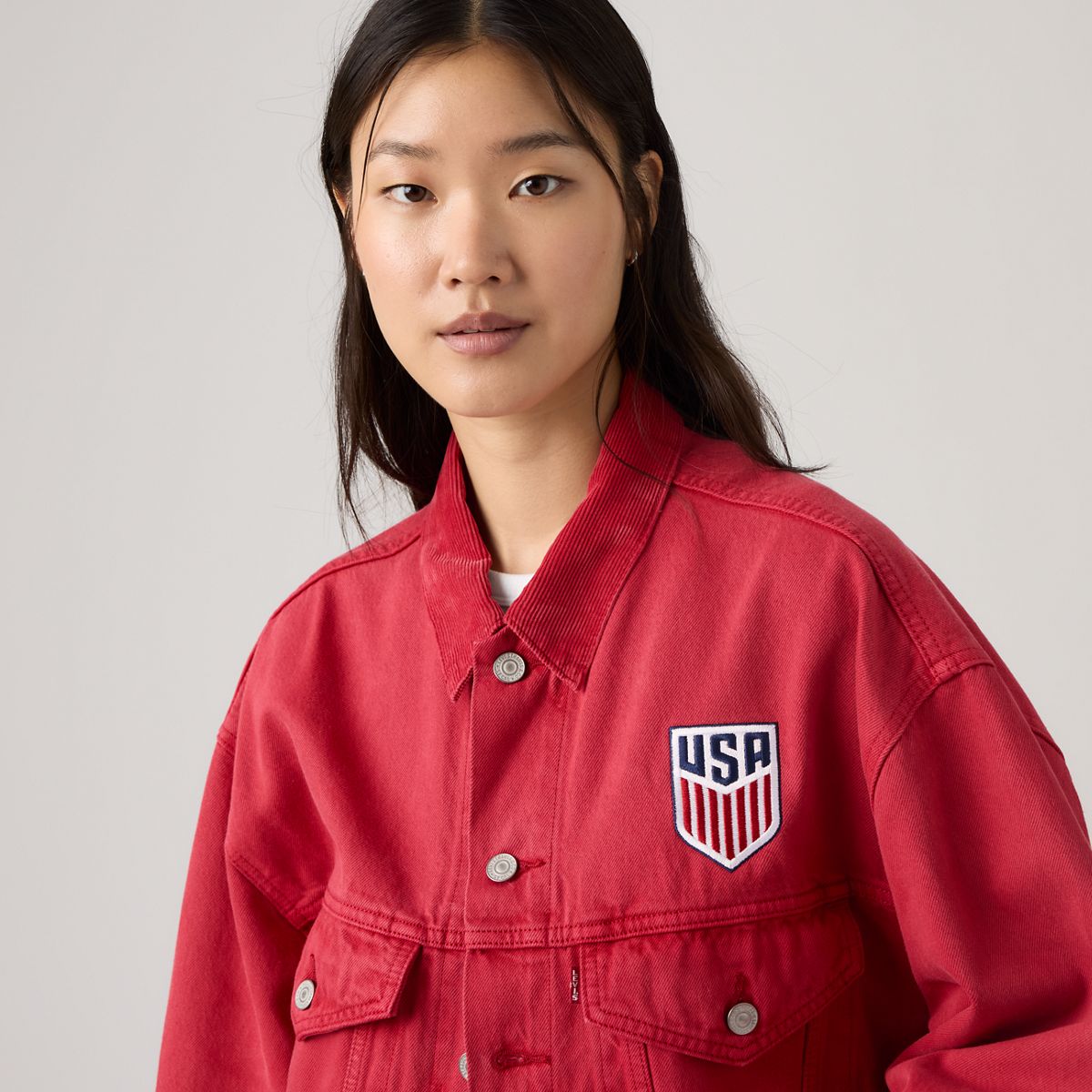 Levi's® U.S. Soccer Type III Jacket — U.S. - Red