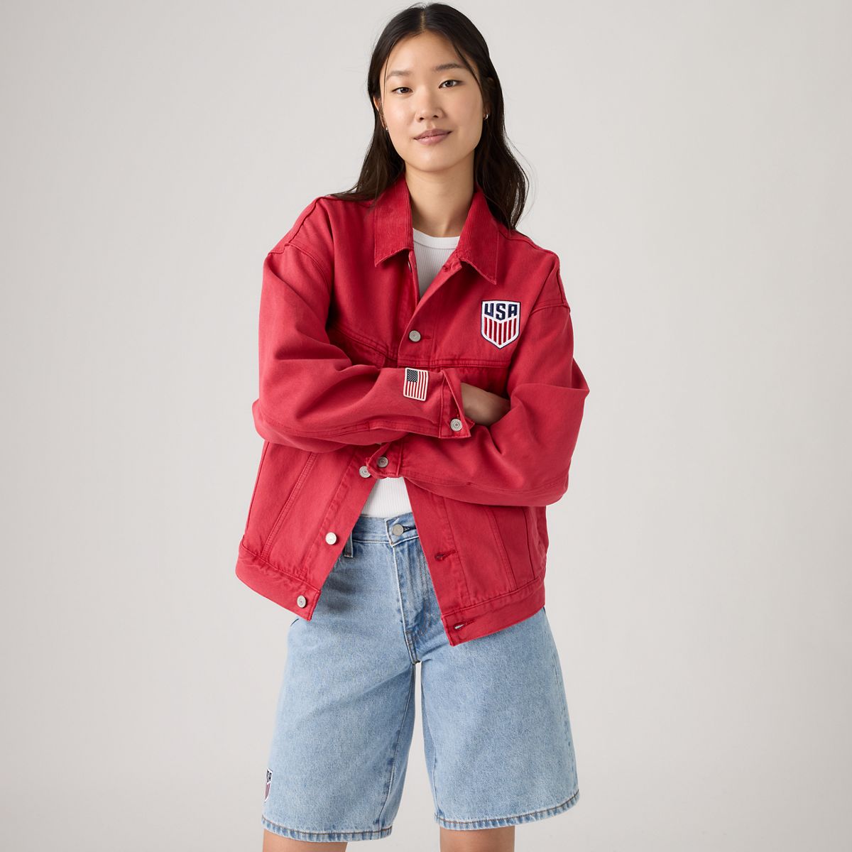 Levi's® U.S. Soccer Type III Jacket — U.S. - Red