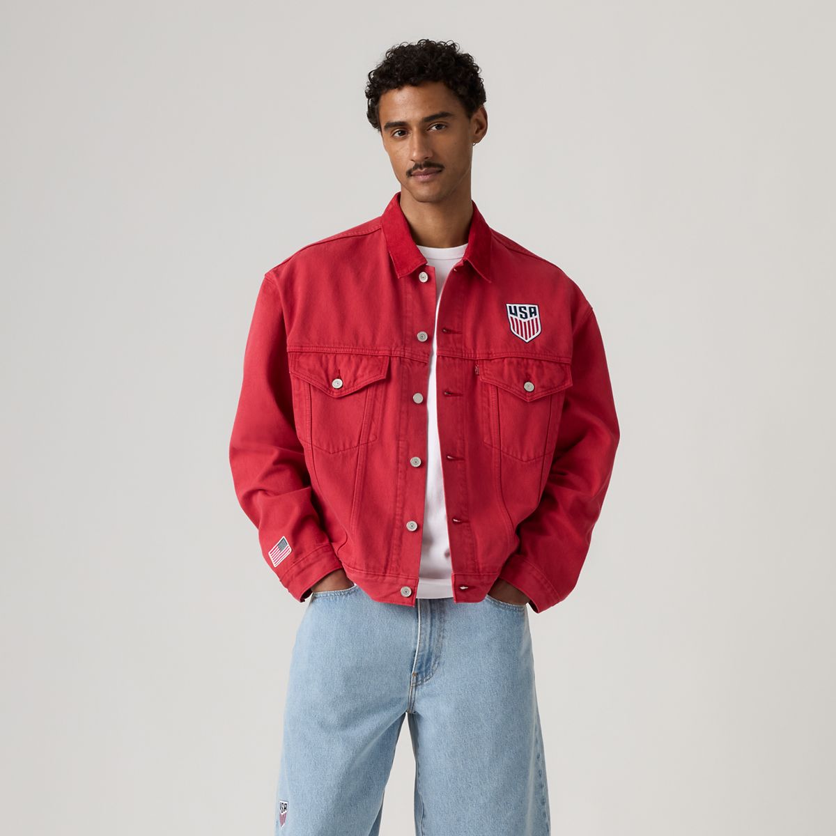 Levi's® U.S. Soccer Type III Jacket — U.S. - Red