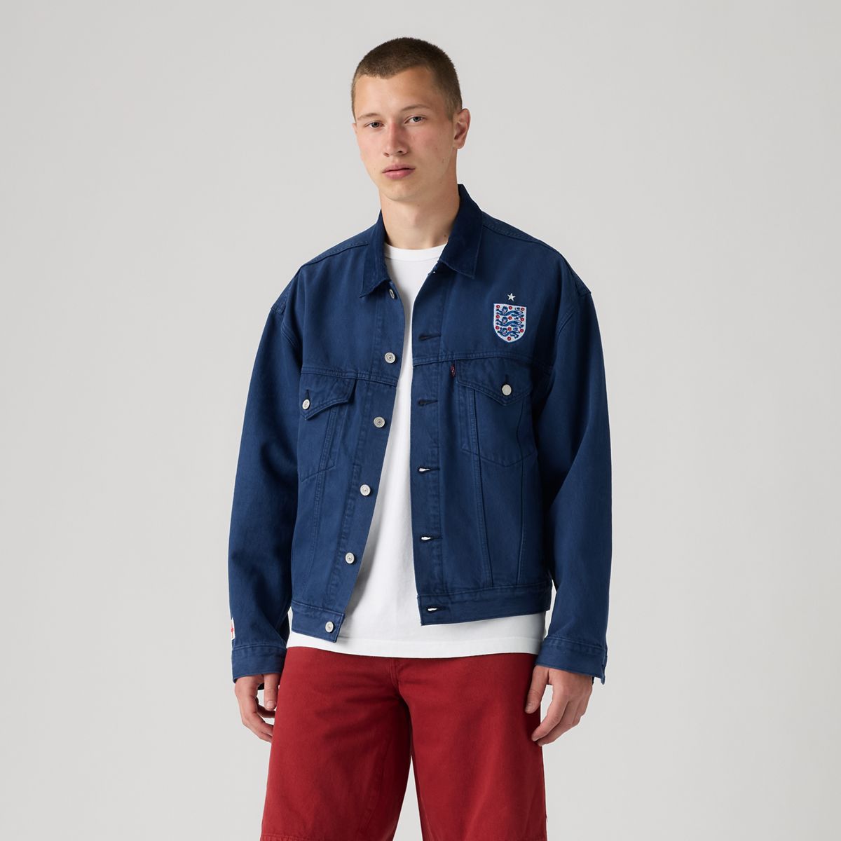Levi’s® England Football Type III Jacket — England - Blue