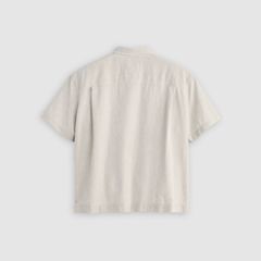 Boxy Short-Sleeve Shirt — Stripe N And A - Grey 6