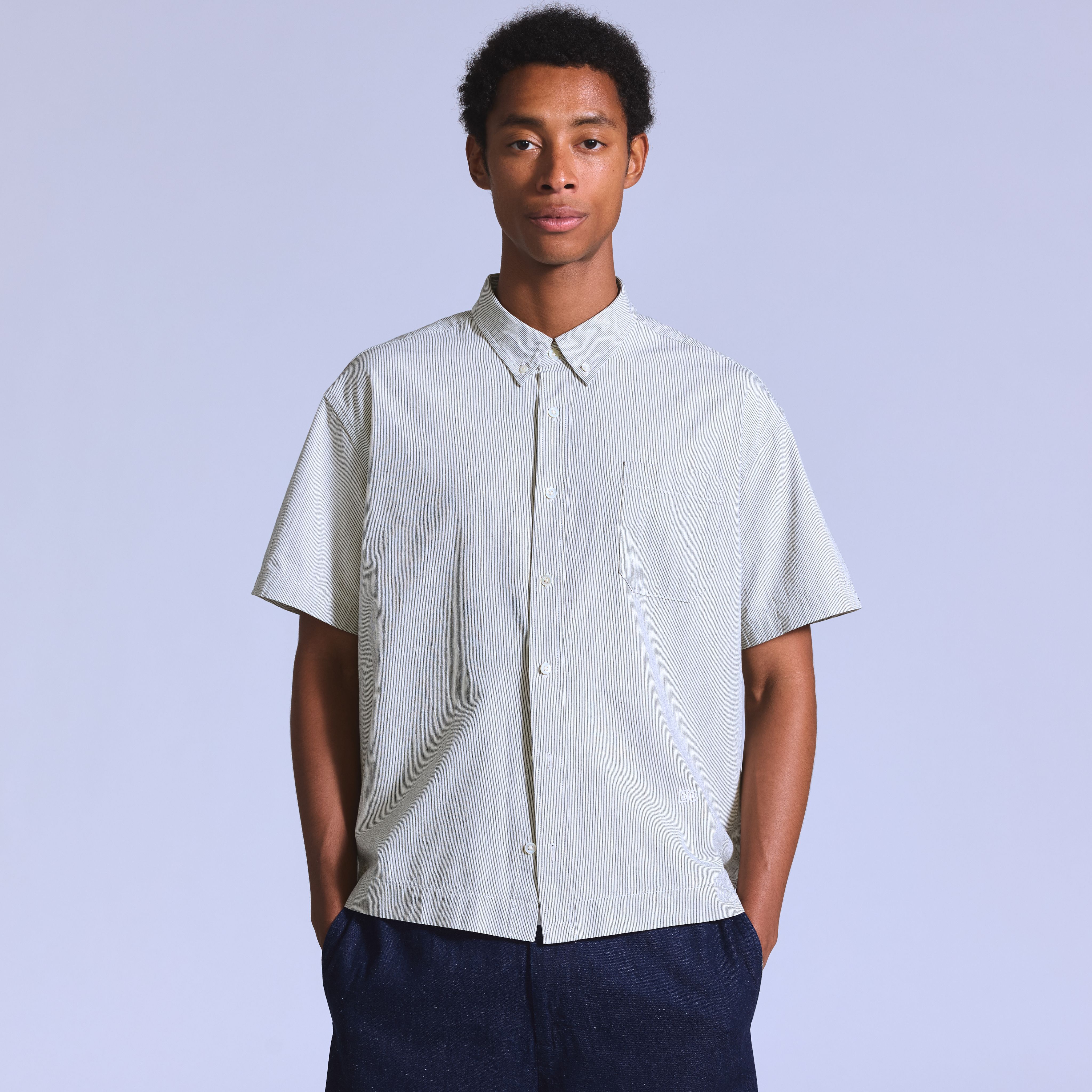 Boxy Short-Sleeve Shirt 11