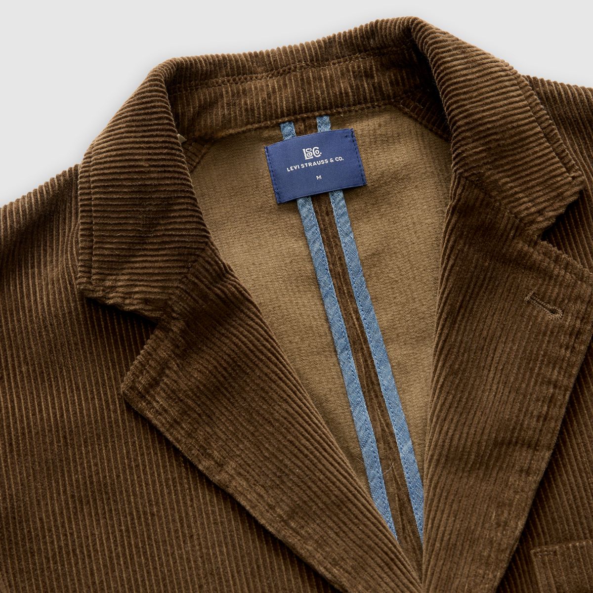 Casual Corduroy Blazer — Rain Drum - Brown