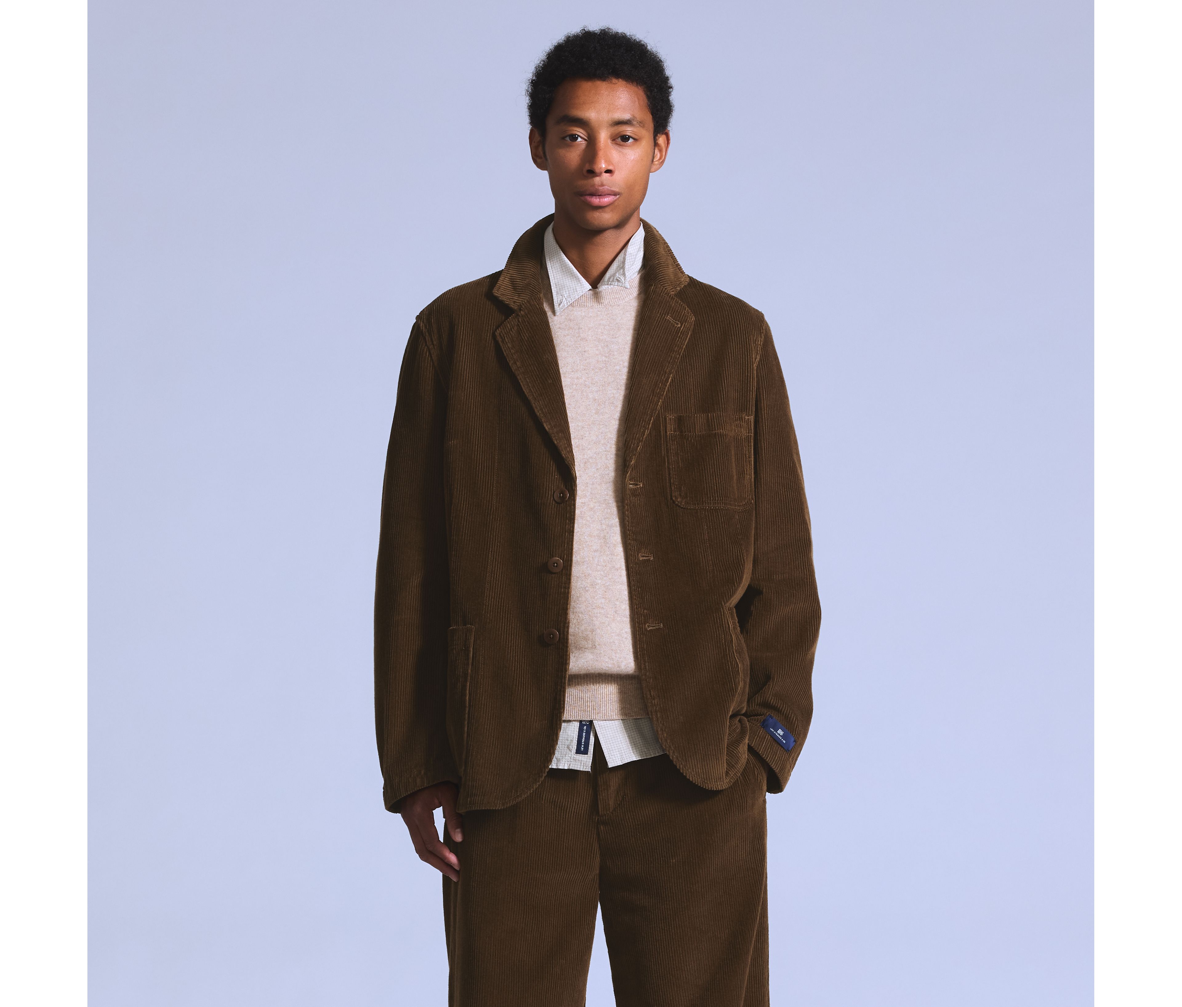 Casual Corduroy Blazer