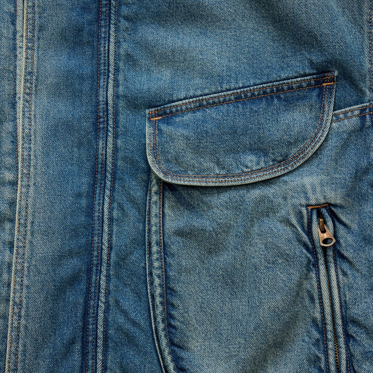 Denim Bomber — Bravo - Blue