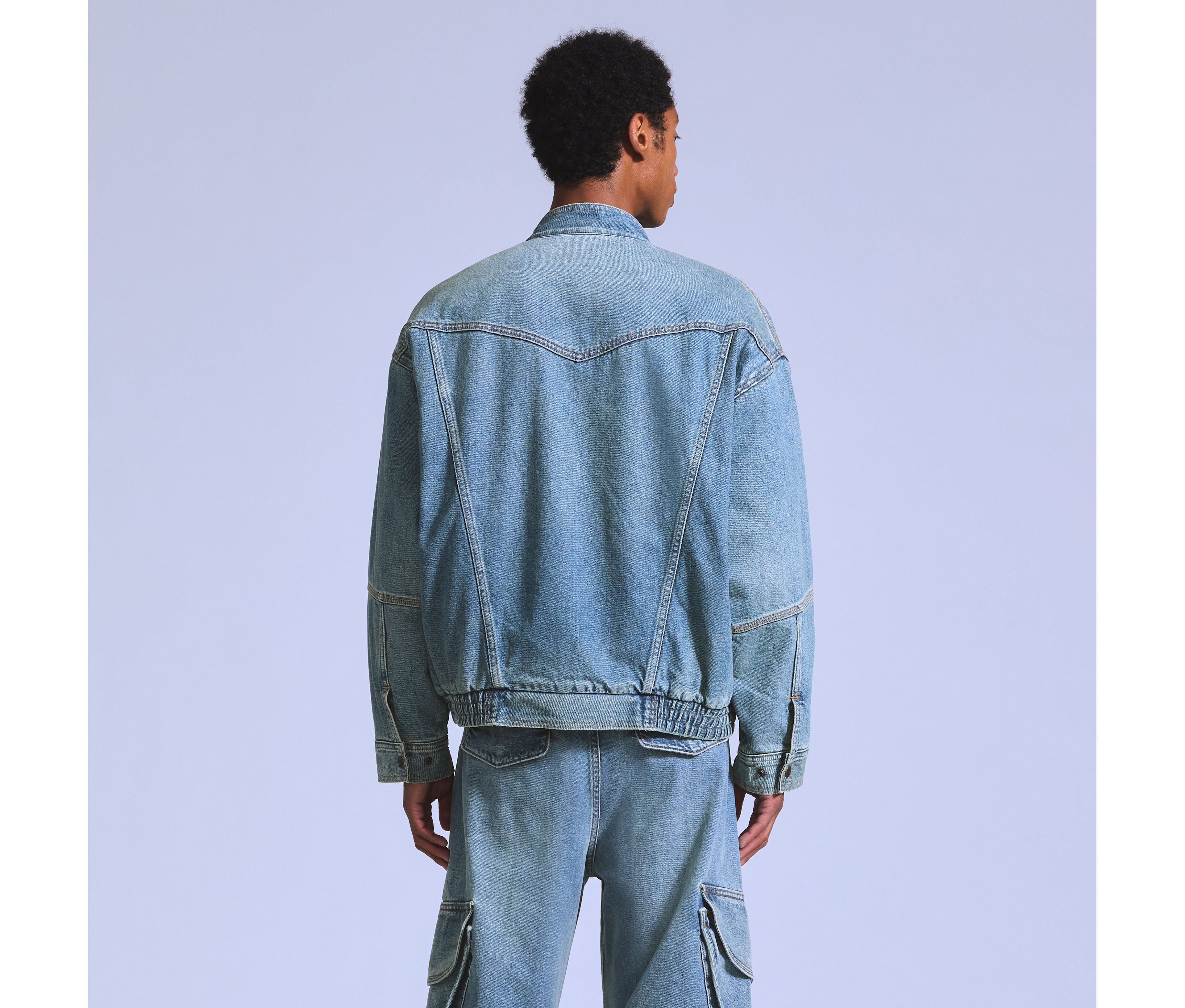 Denim Bomber