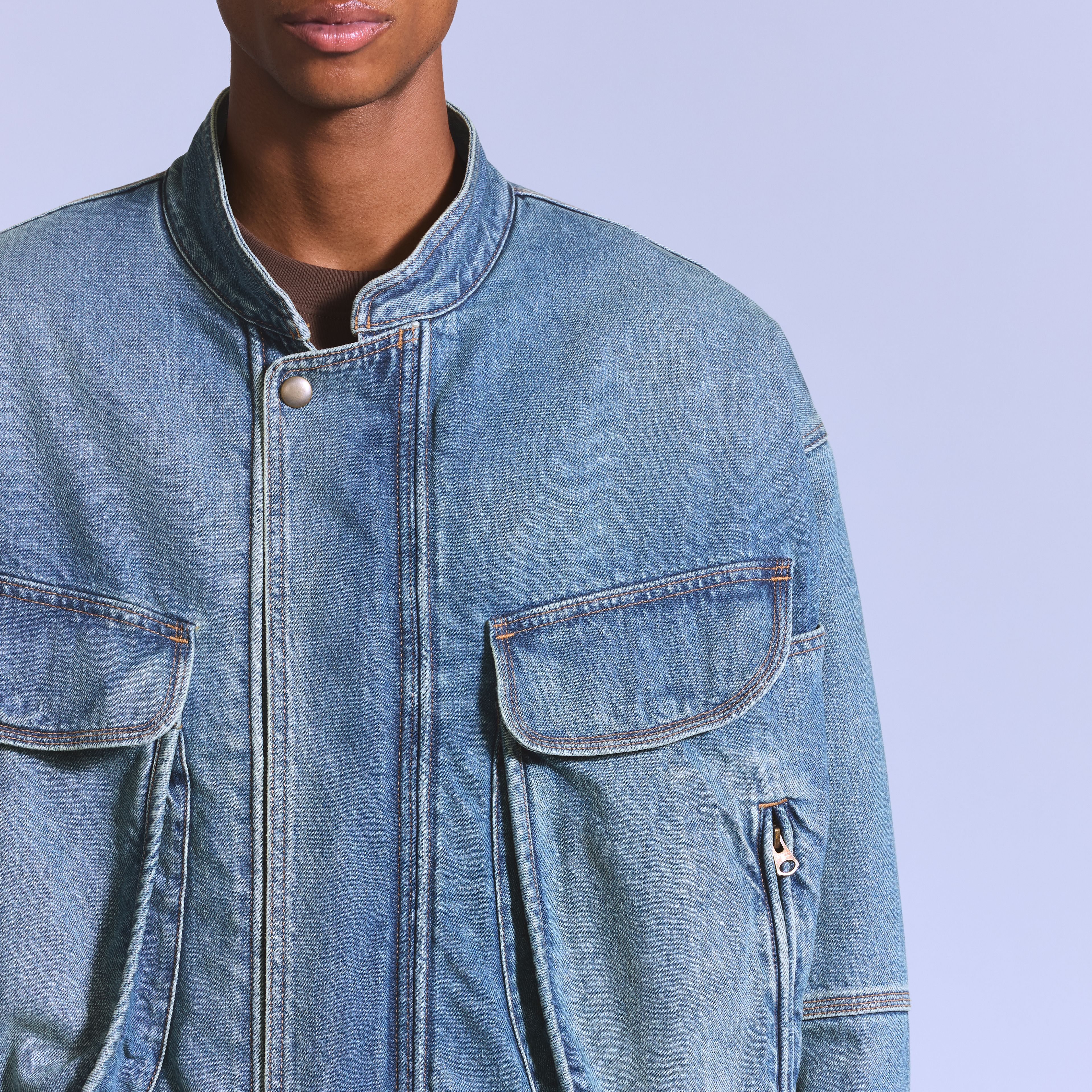 Denim Bomber