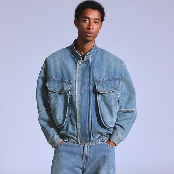 Denim Bomber — Bravo - Blue