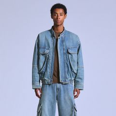Denim Bomber — Bravo - Blue 4