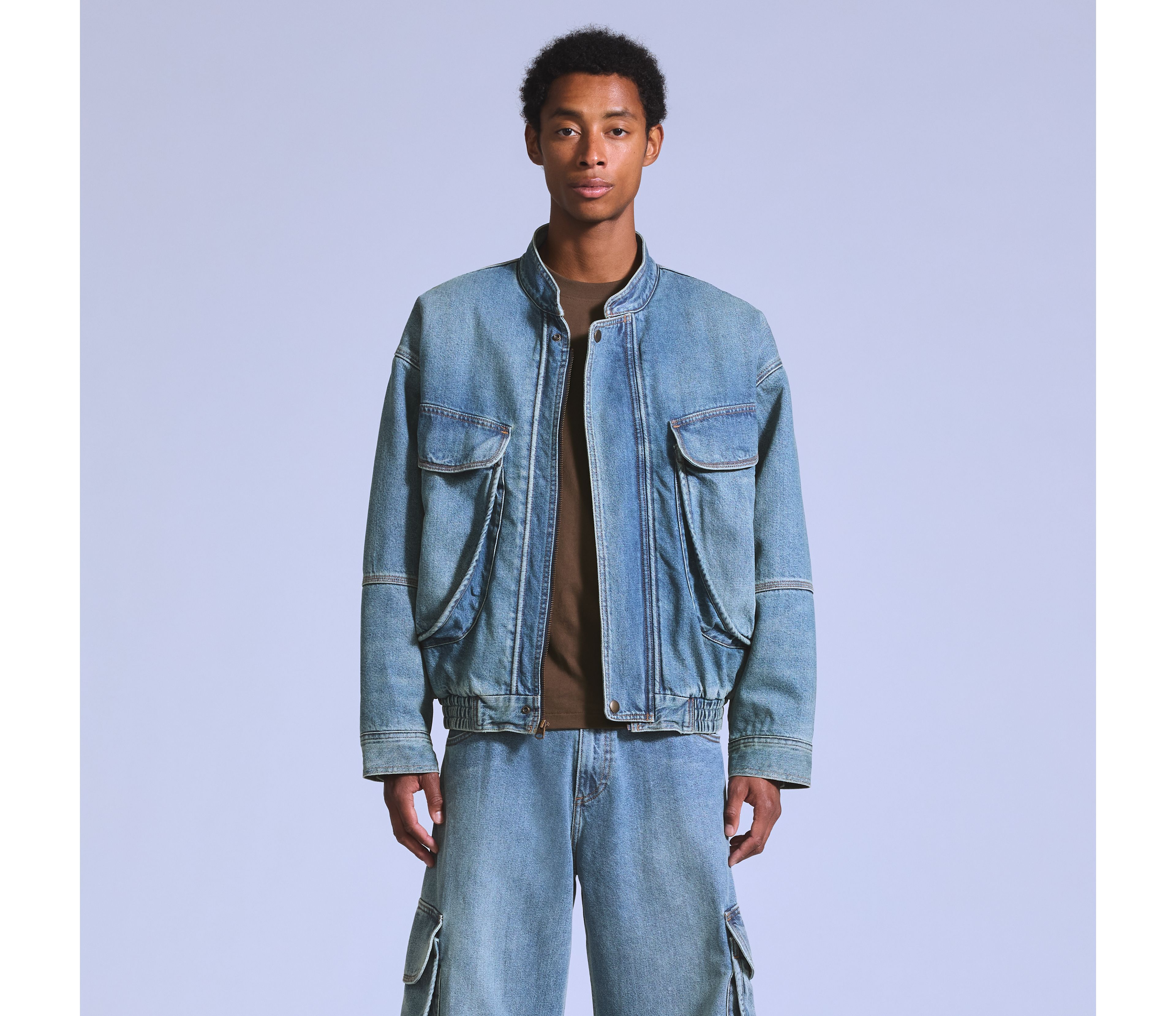 Denim Bomber