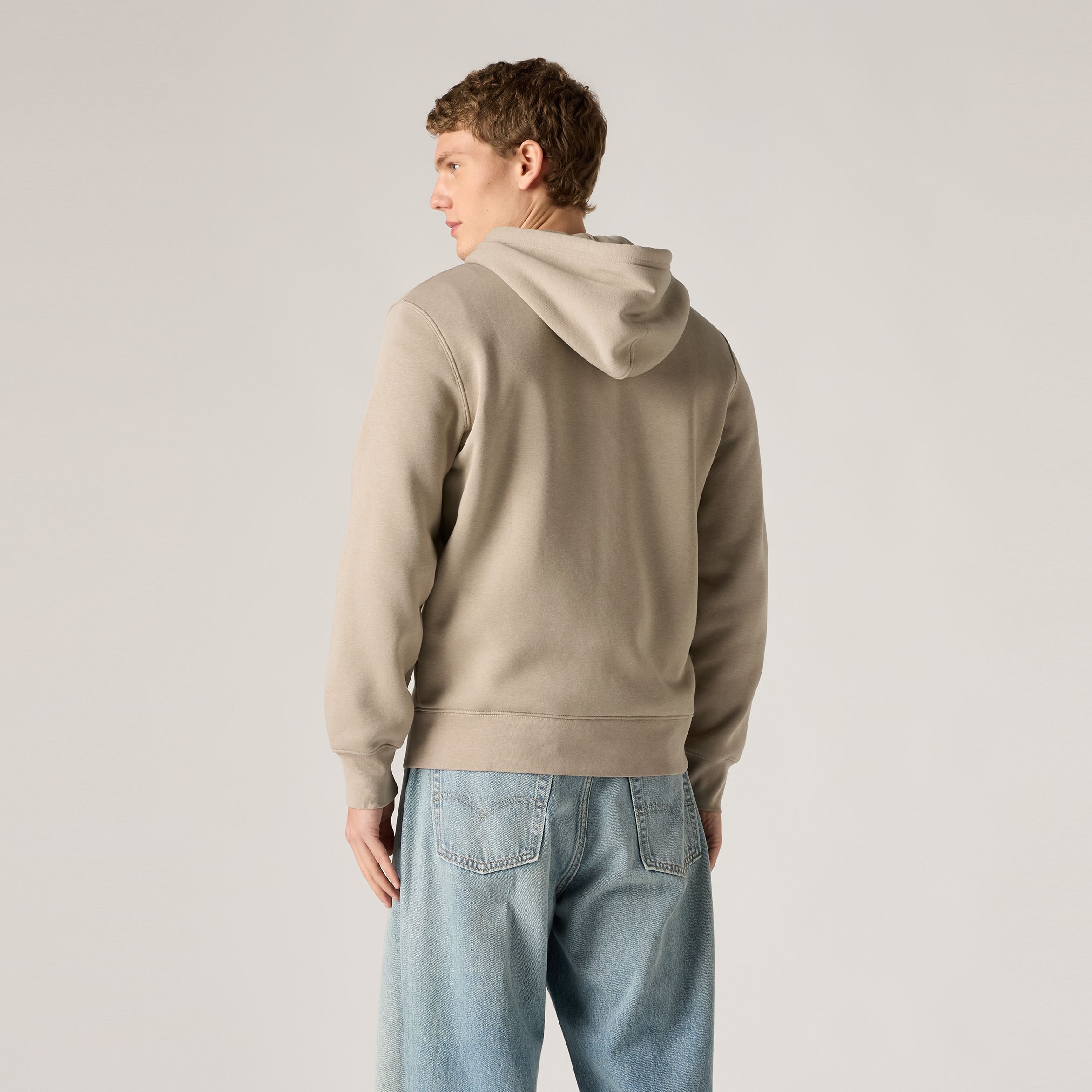 Sweat-shirt Zip Up sans graphique 4