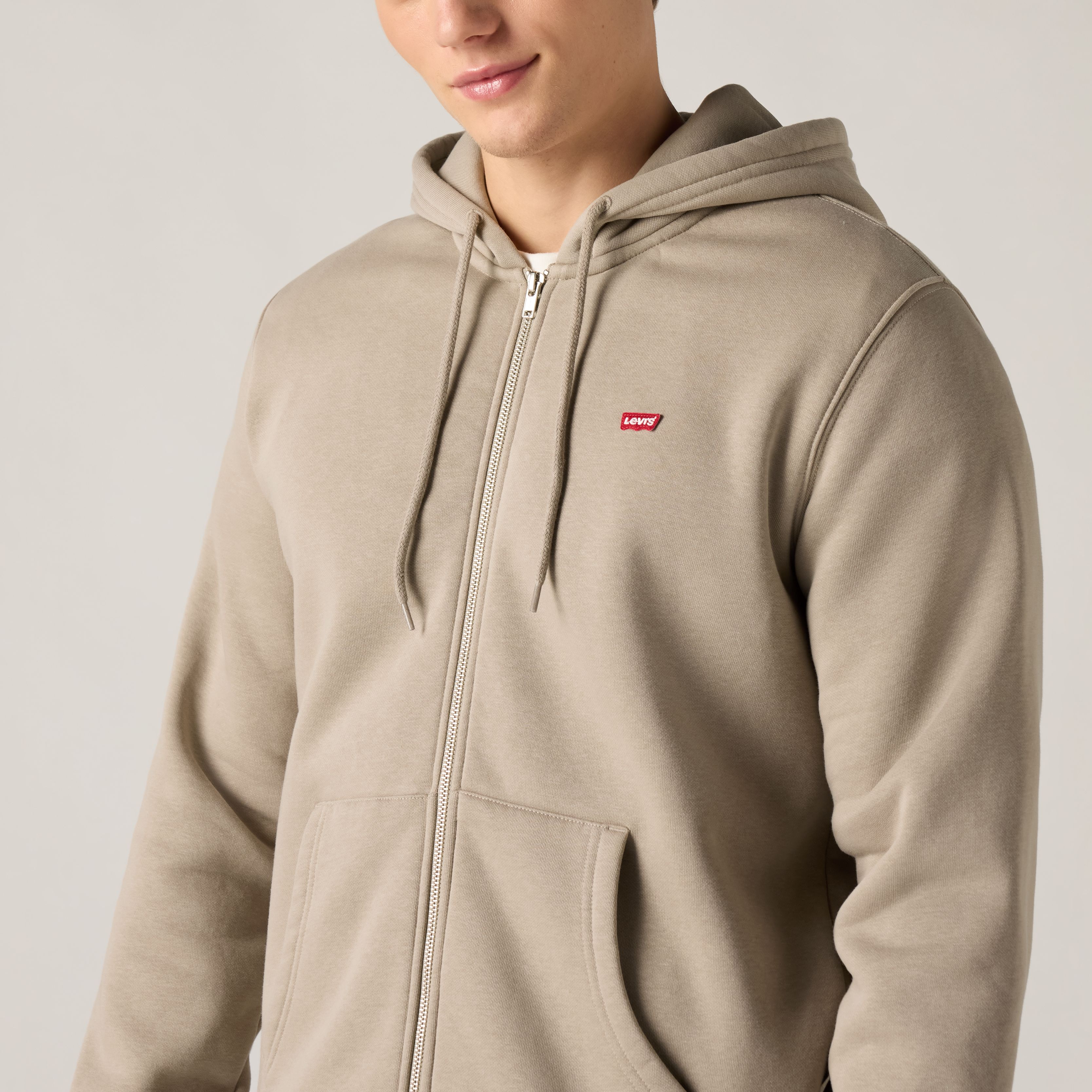 Sweat-shirt Zip Up sans graphique 2