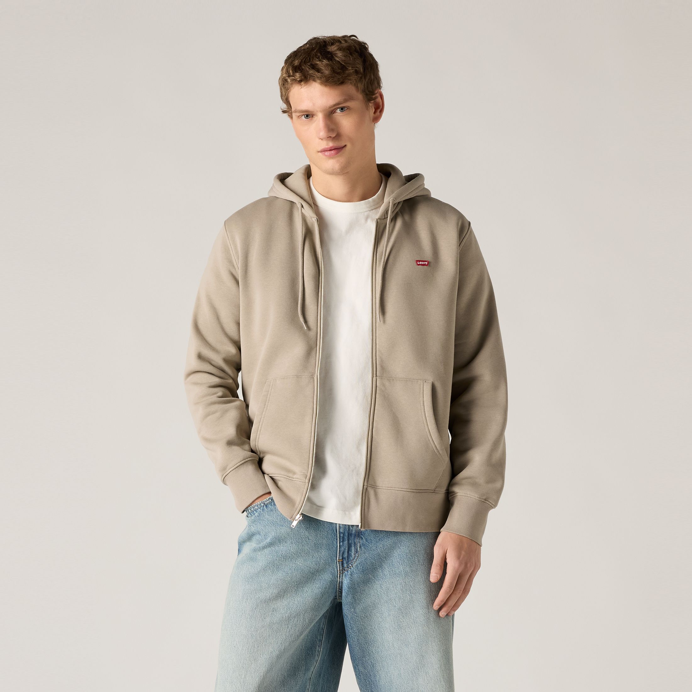 Sweat-shirt Zip Up sans graphique 3