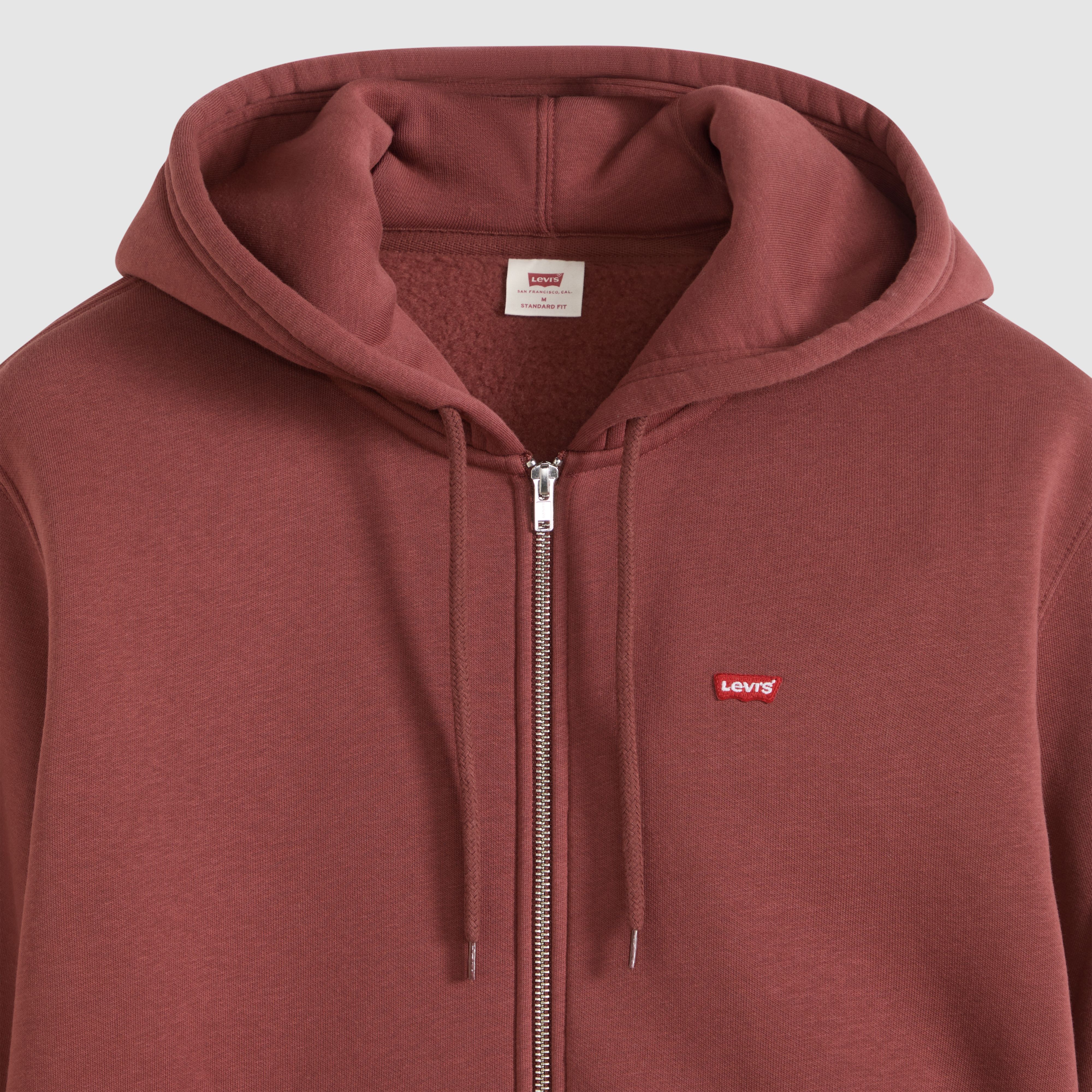 Sweatshirt med dragkedja utan tryck 6