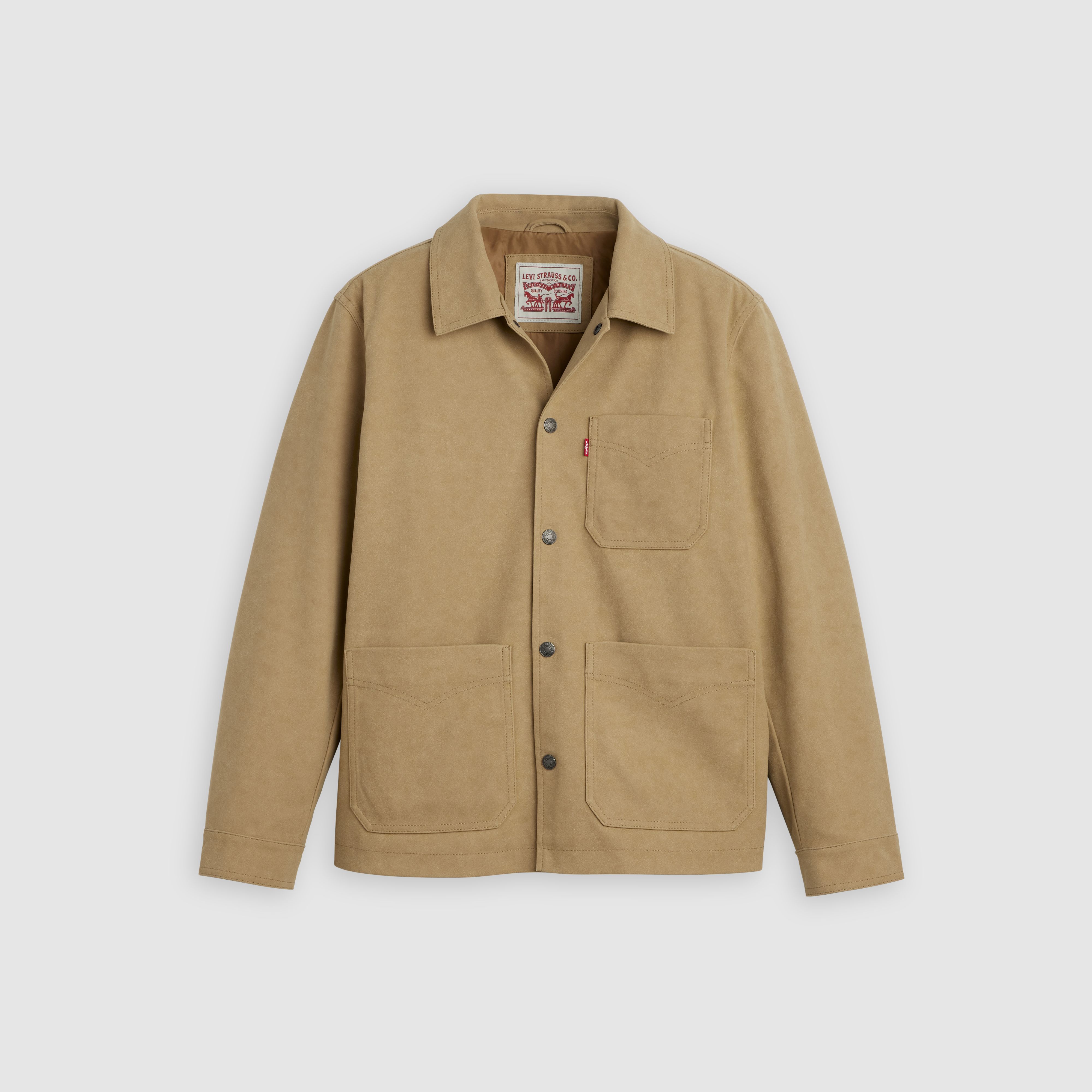 Faux Suede Chore Jacket 5