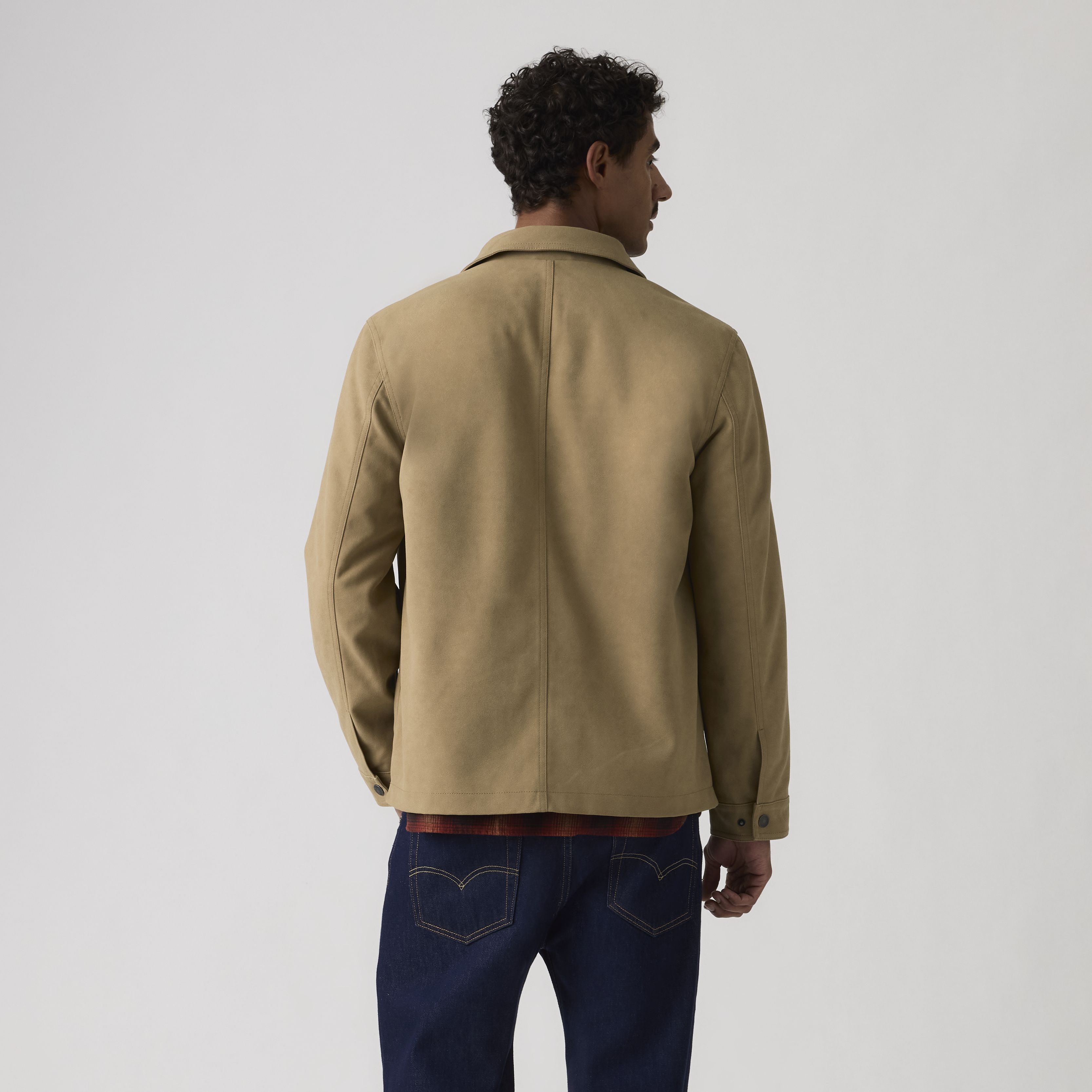 Faux Suede Chore Jacket 4