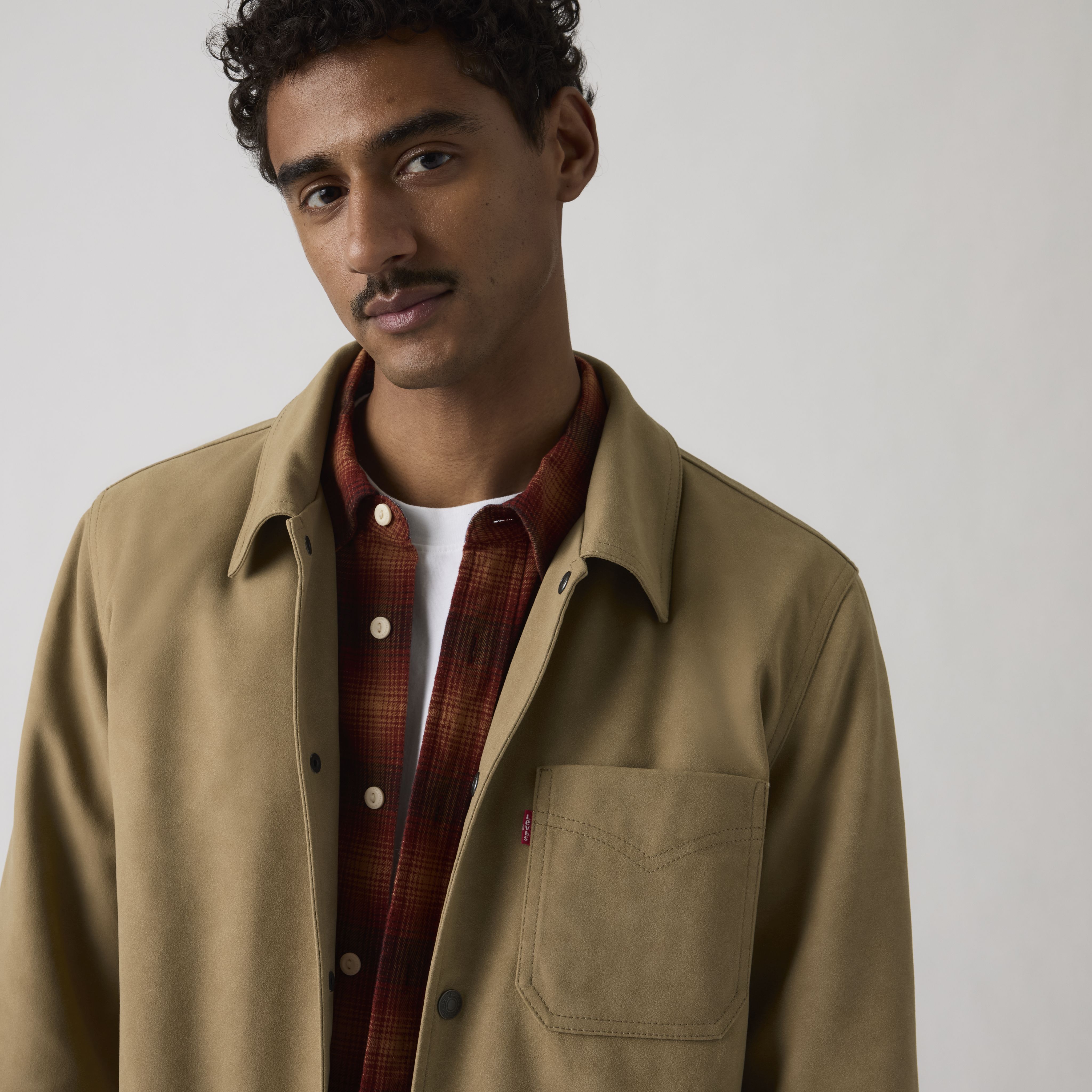 Faux Suede Chore Jacket 2