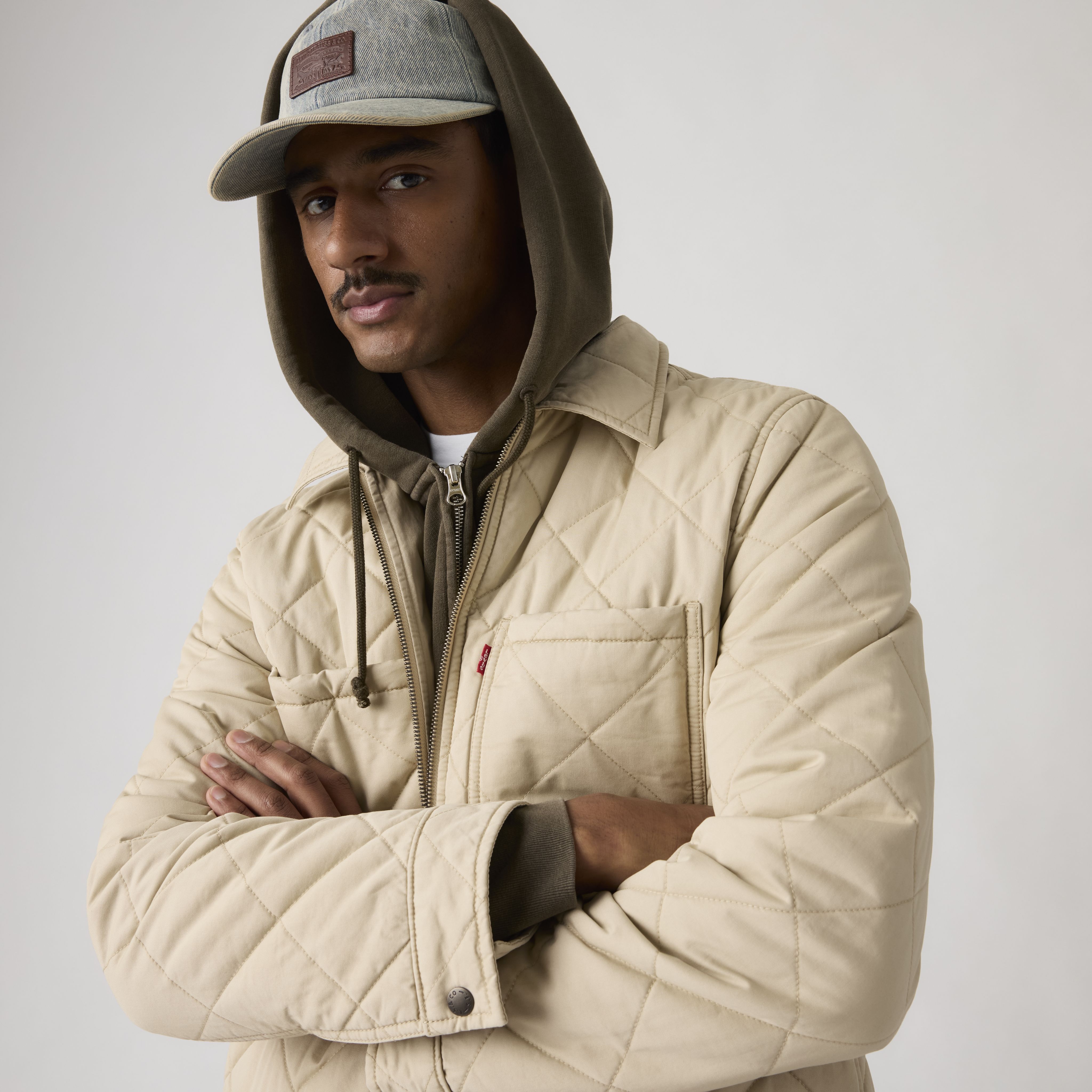 Diamond Quilted Overshirt 2