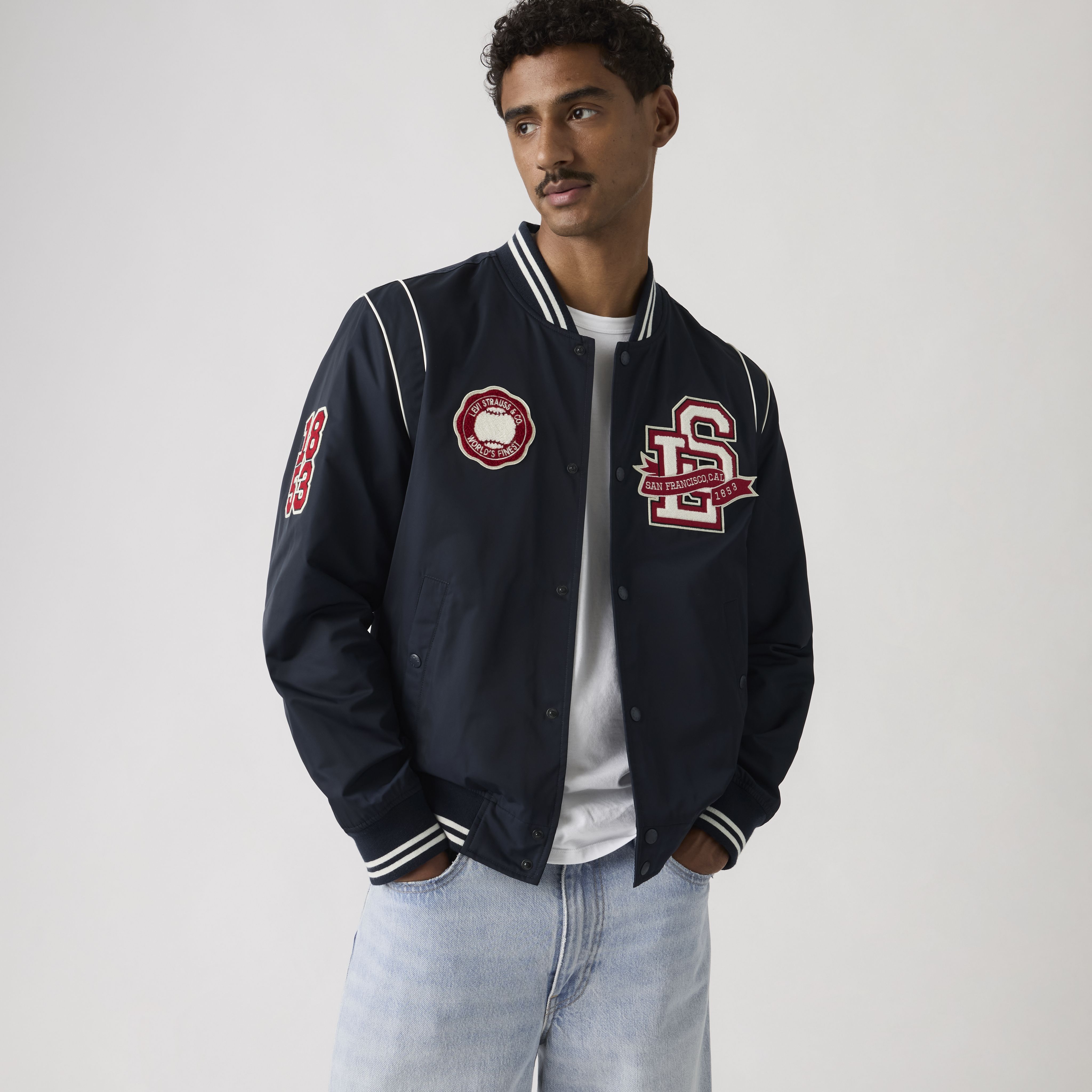 Varsity Patch Bomber 1