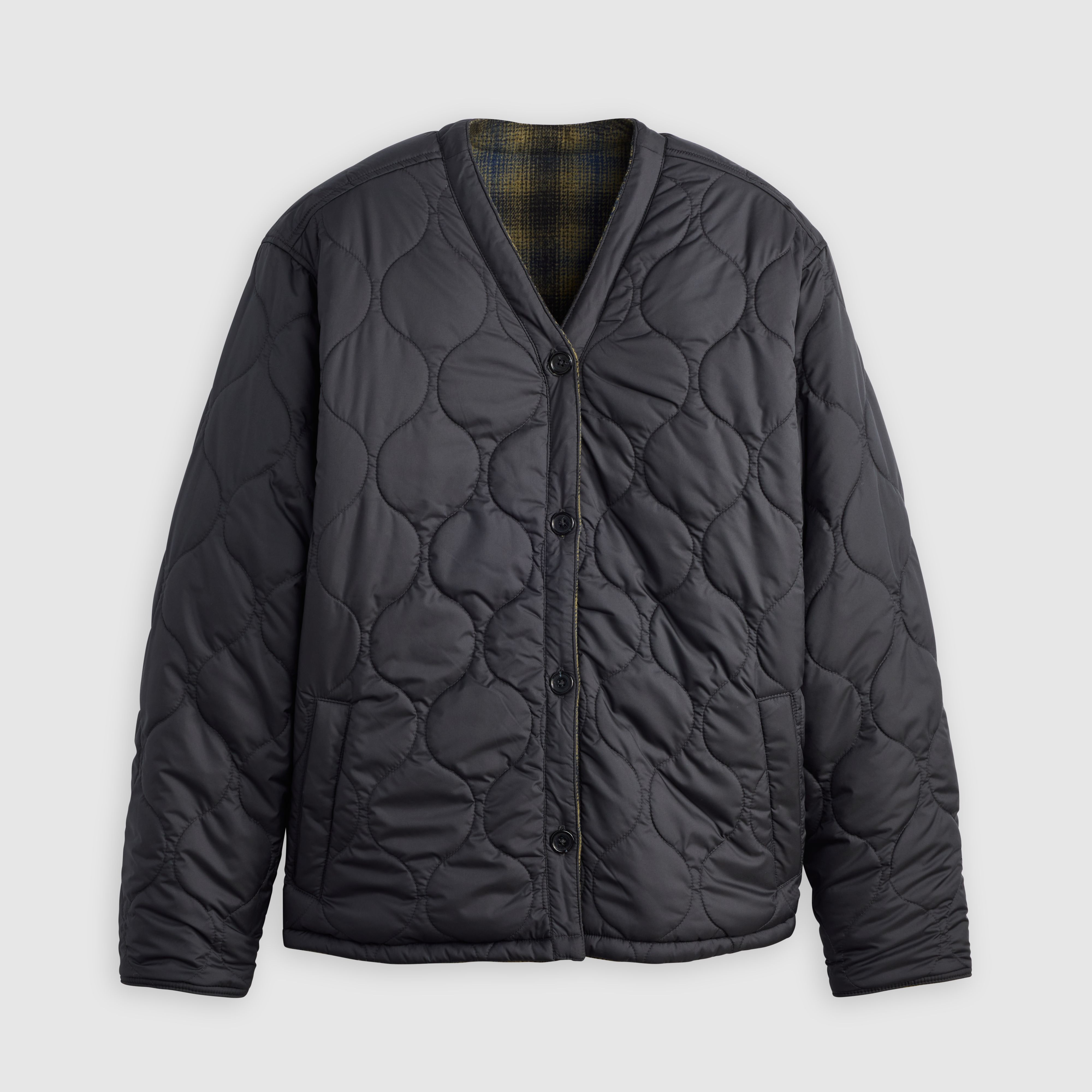Glen Reversible Wool Blend Liner 6